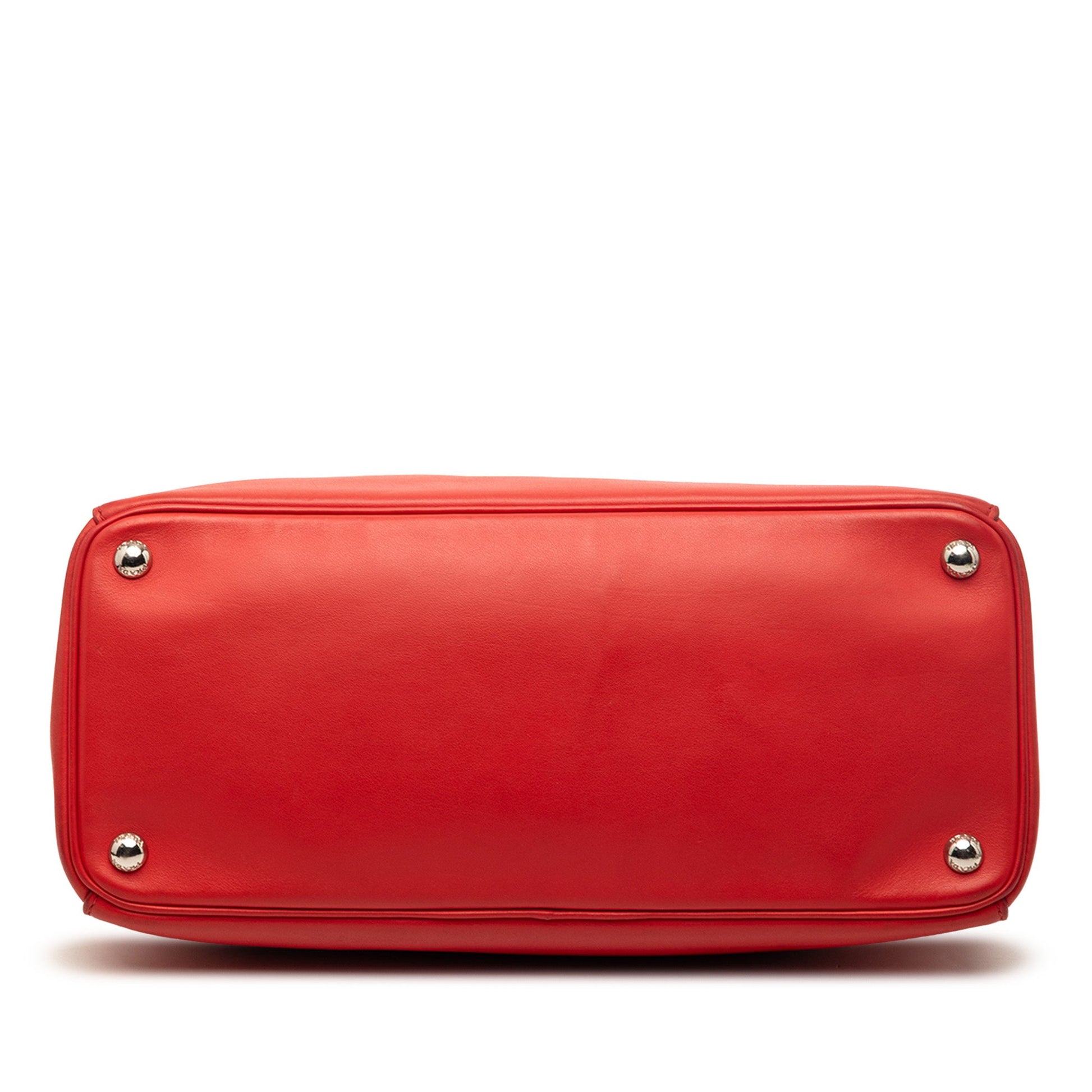 Medium City Calf Galleria Double Zip Satchel