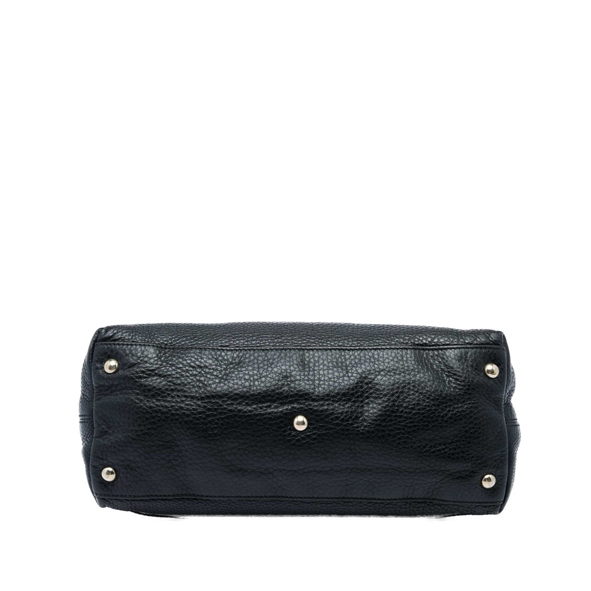Gucci Small Leather Soho Working Satchel — Black