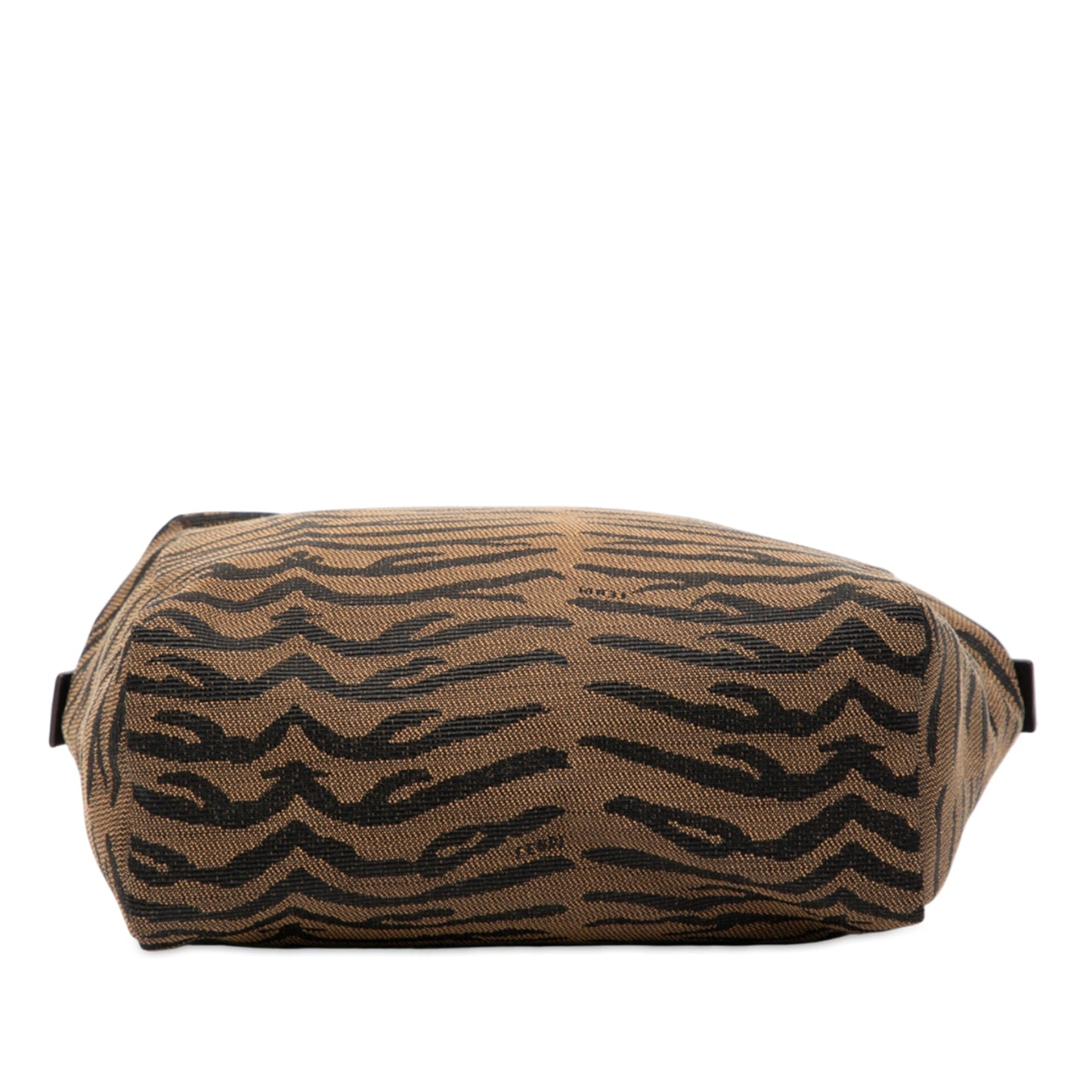 Fendi Canvas Zebra Print Handbag