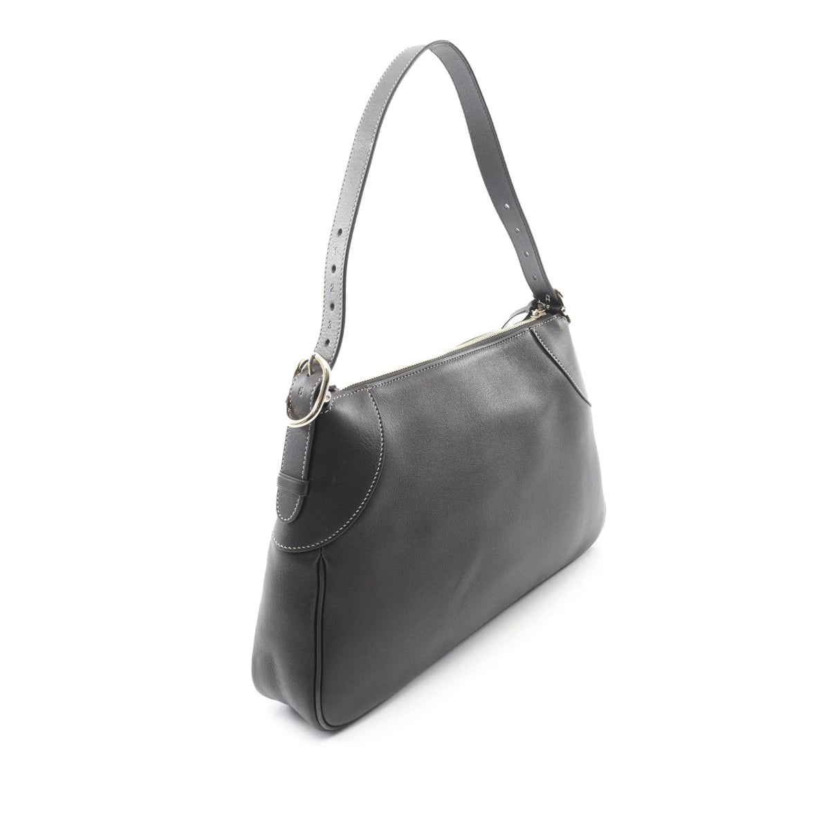 Gucci Medium GG Emblem Leather Shoulder Bag