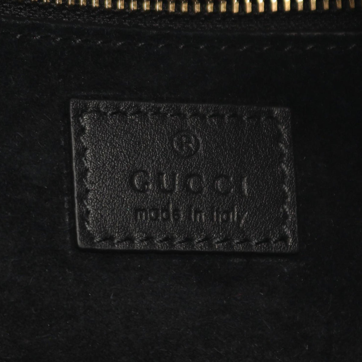 Gucci Medium GG Emblem Leather Shoulder Bag