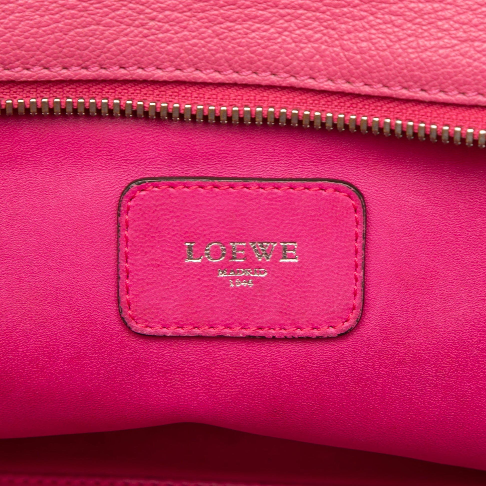 LOEWE Tricolor Goatskin Amazona 36