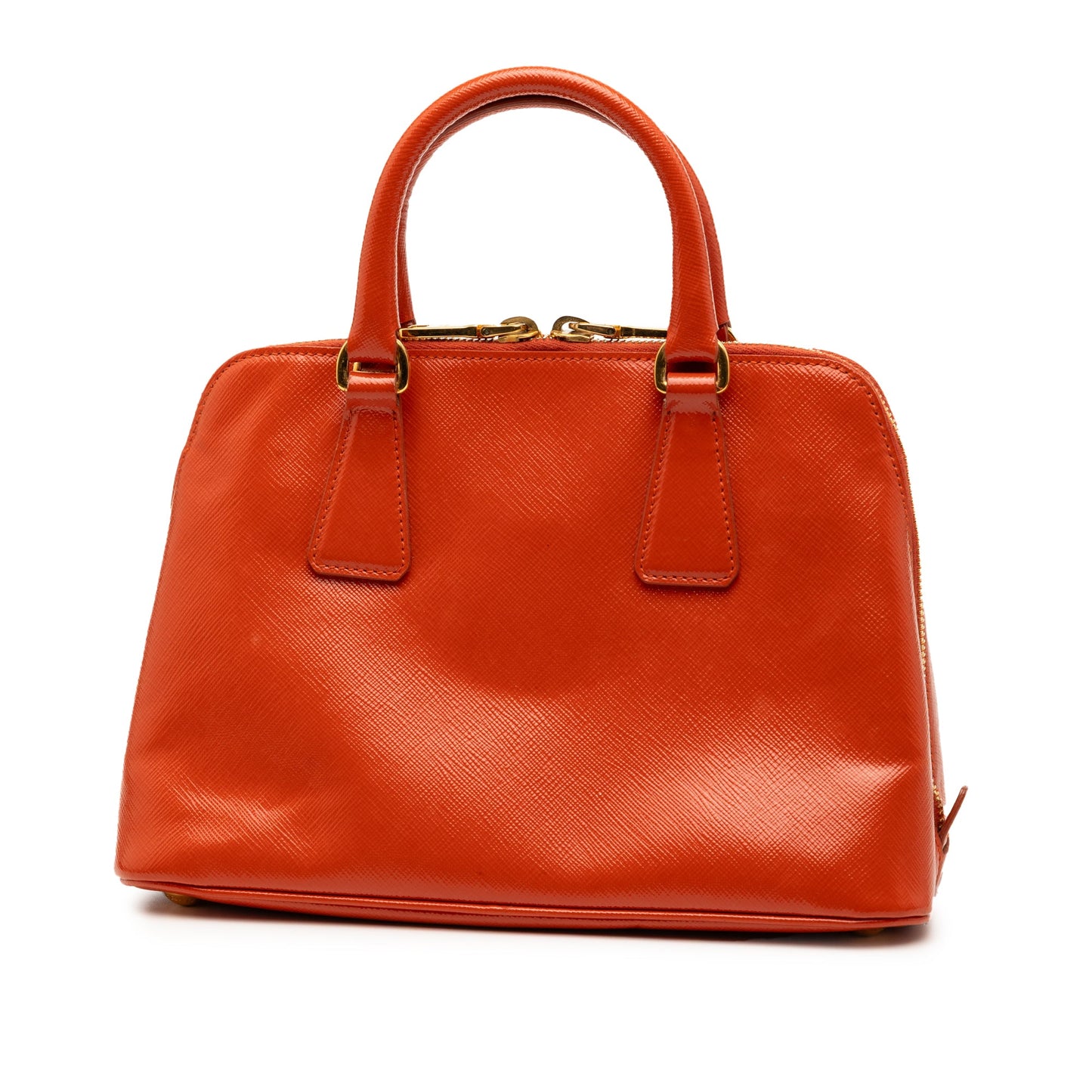 Prada Small Saffiano Vernice Promenade Satchel
