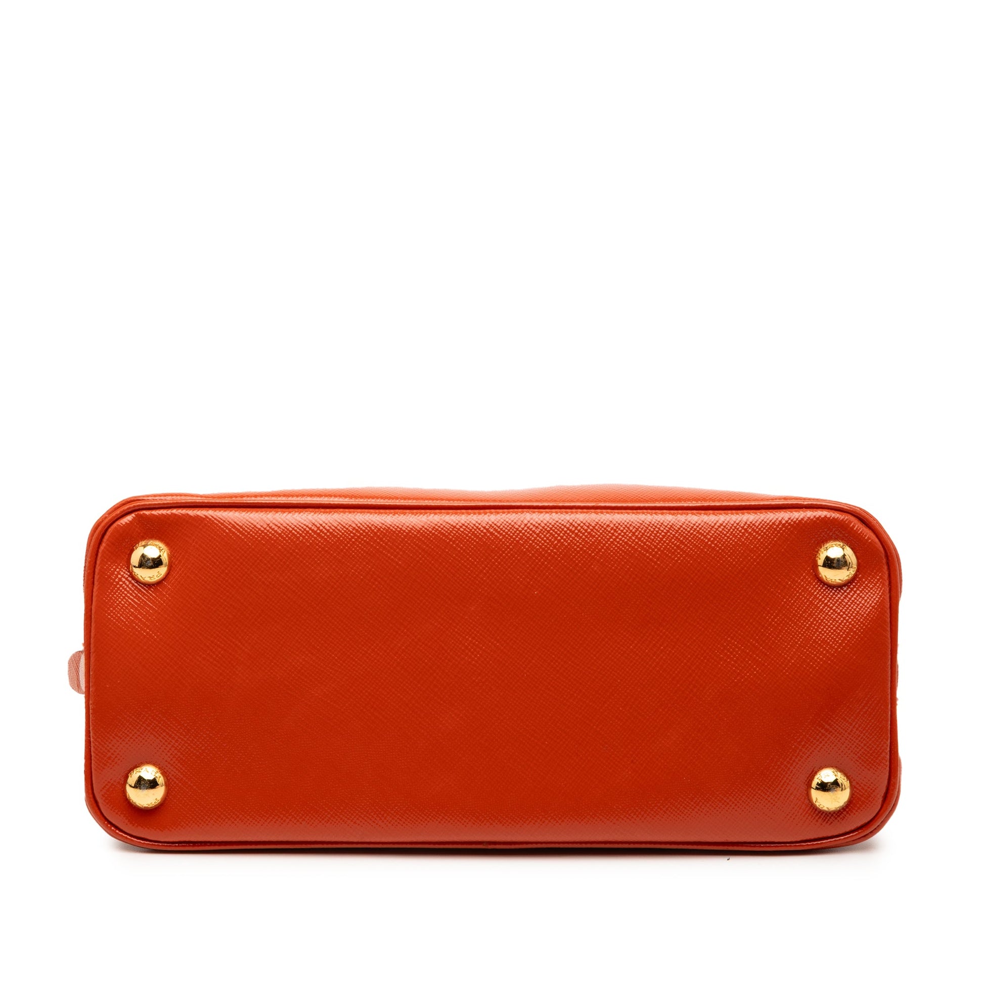 Prada Small Saffiano Vernice Promenade Satchel