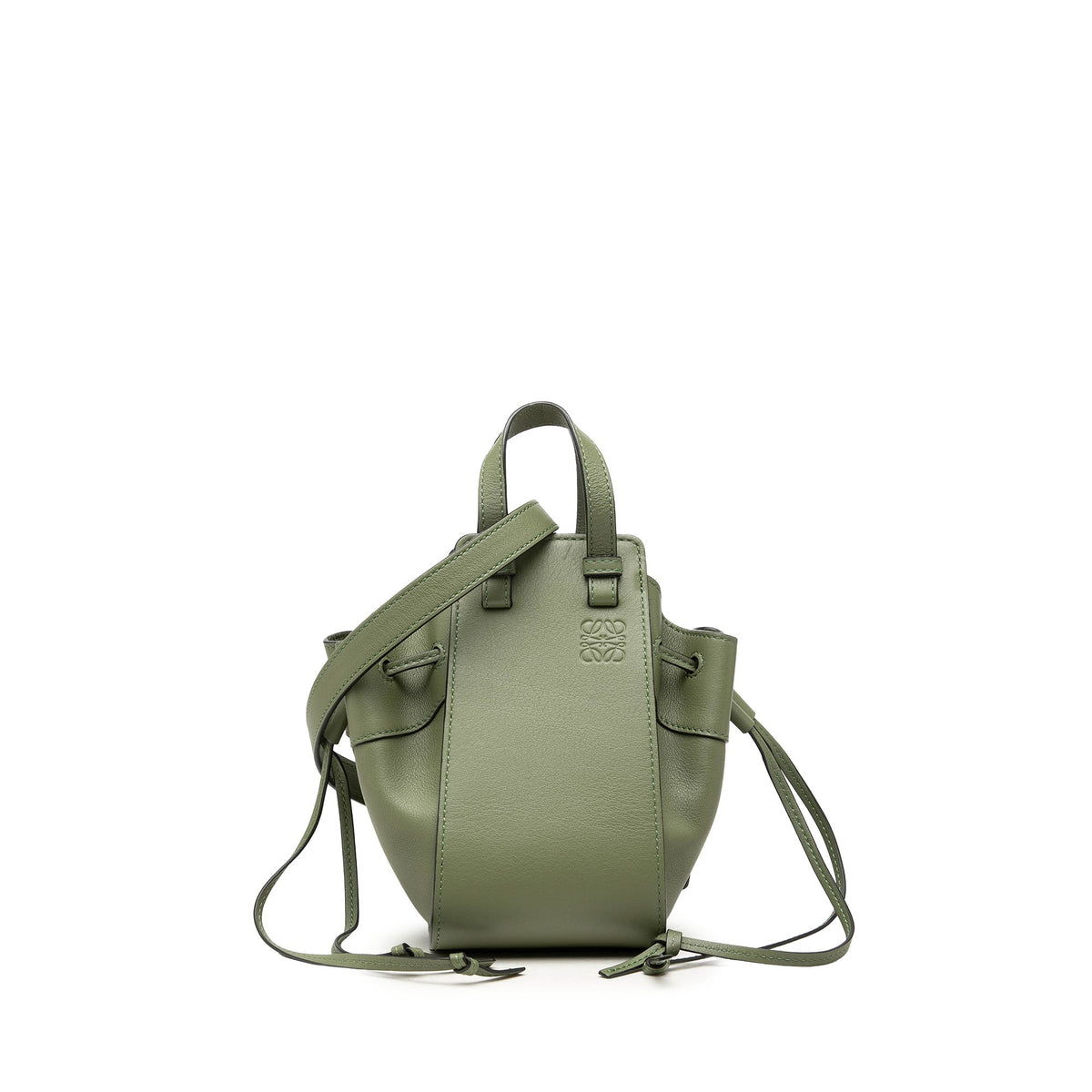 LOEWE Mini Leather Drawstring Hammock Bag