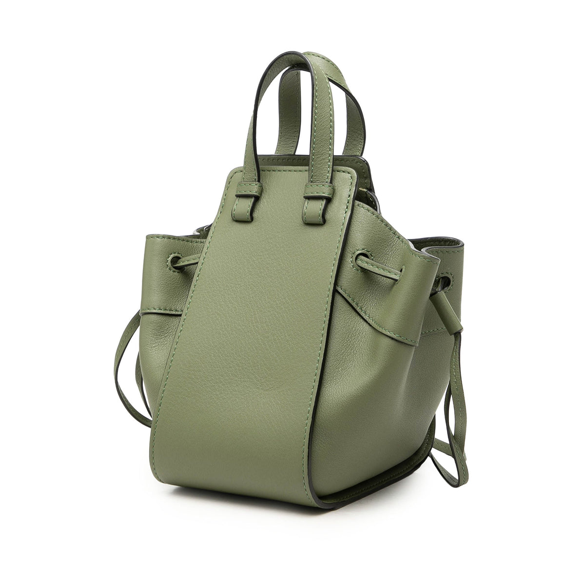 LOEWE Mini Leather Drawstring Hammock Bag