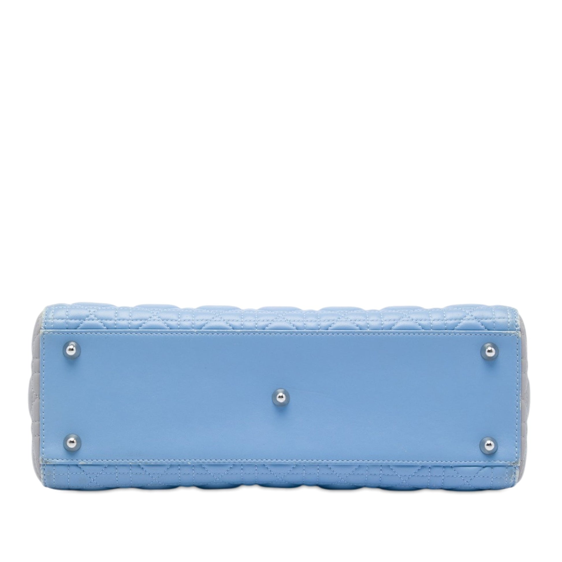 Dior Large Bicolor Lambskin Cannage Lady Dior