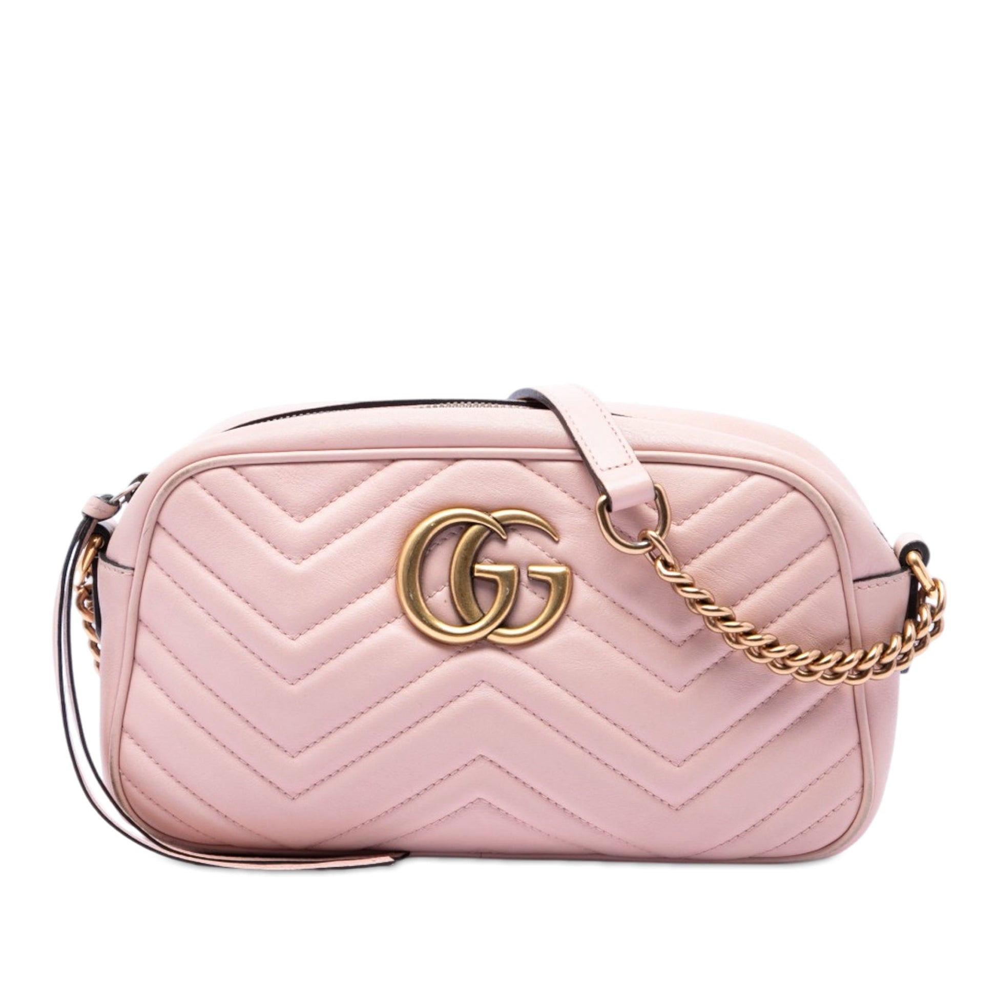 Gucci Small GG Marmont Matelasse Calfskin Crossbody