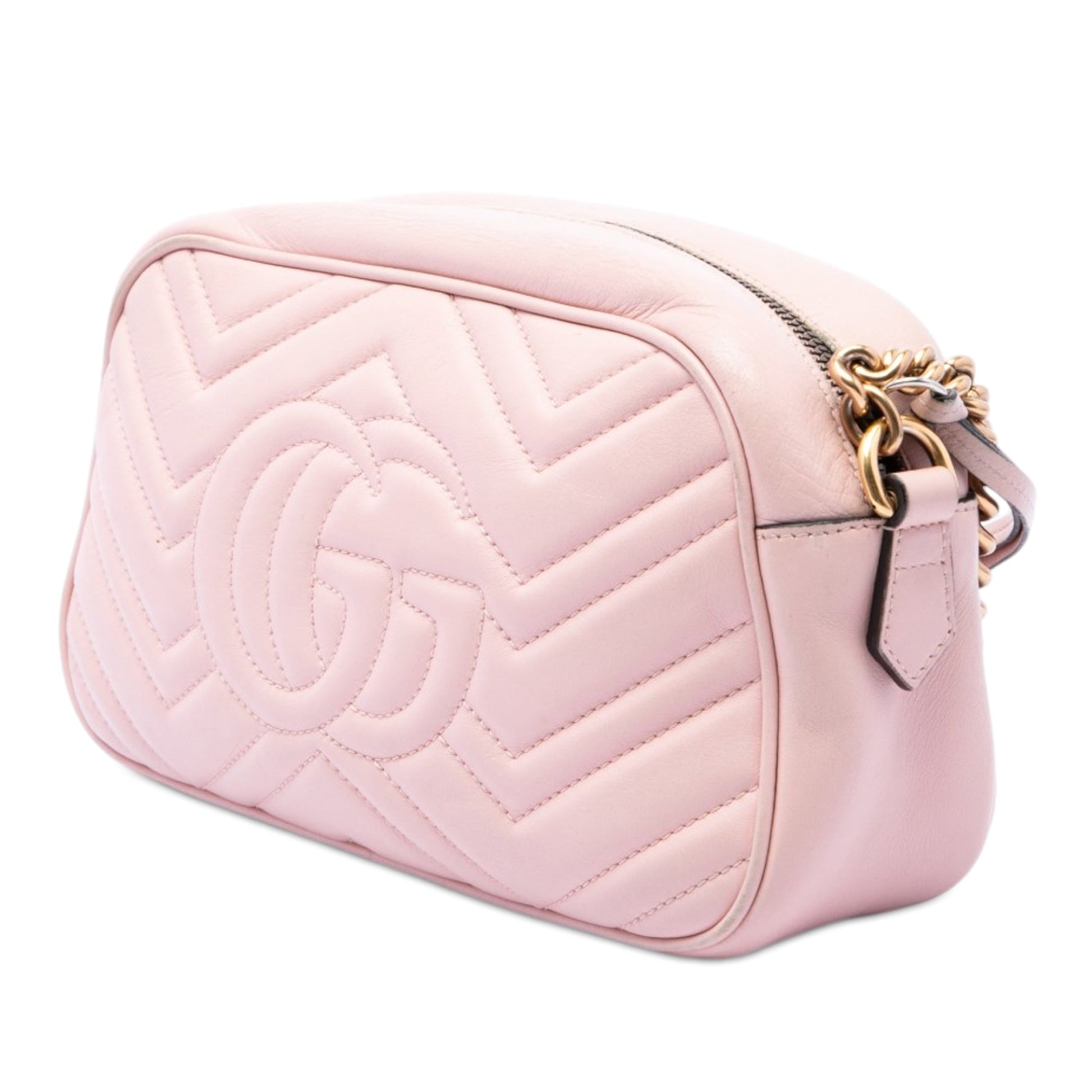 Gucci Small GG Marmont Matelasse Calfskin Crossbody