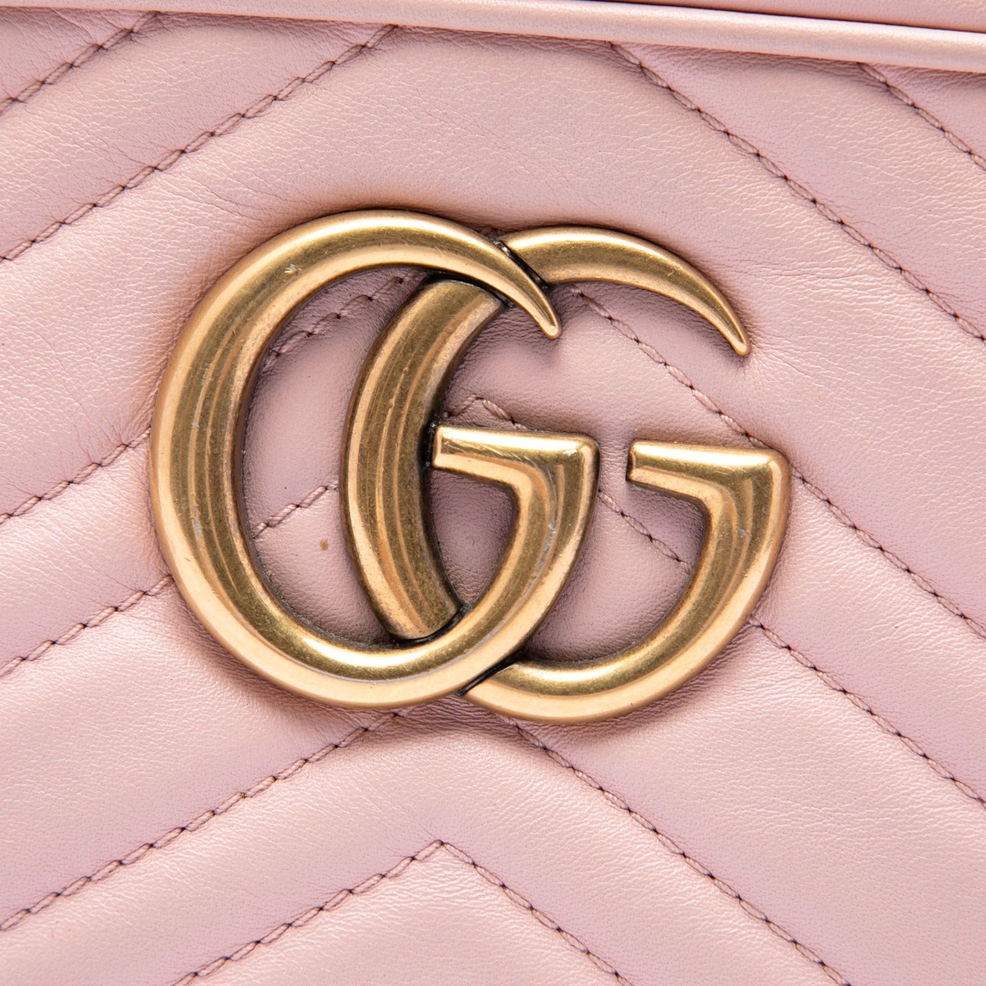 Gucci Small GG Marmont Matelasse Calfskin Crossbody
