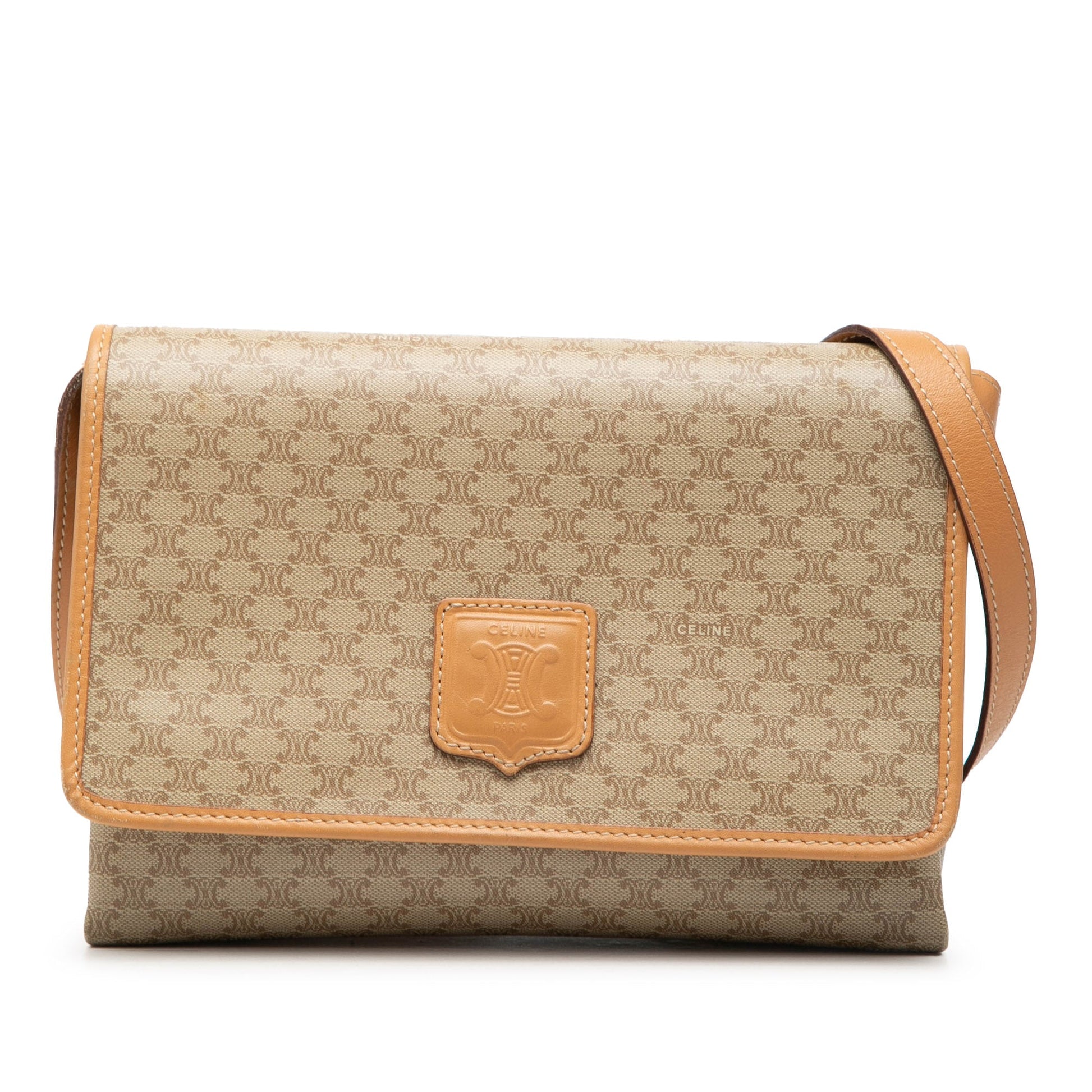 Celine Macadam Coated Canvas Crossbody
