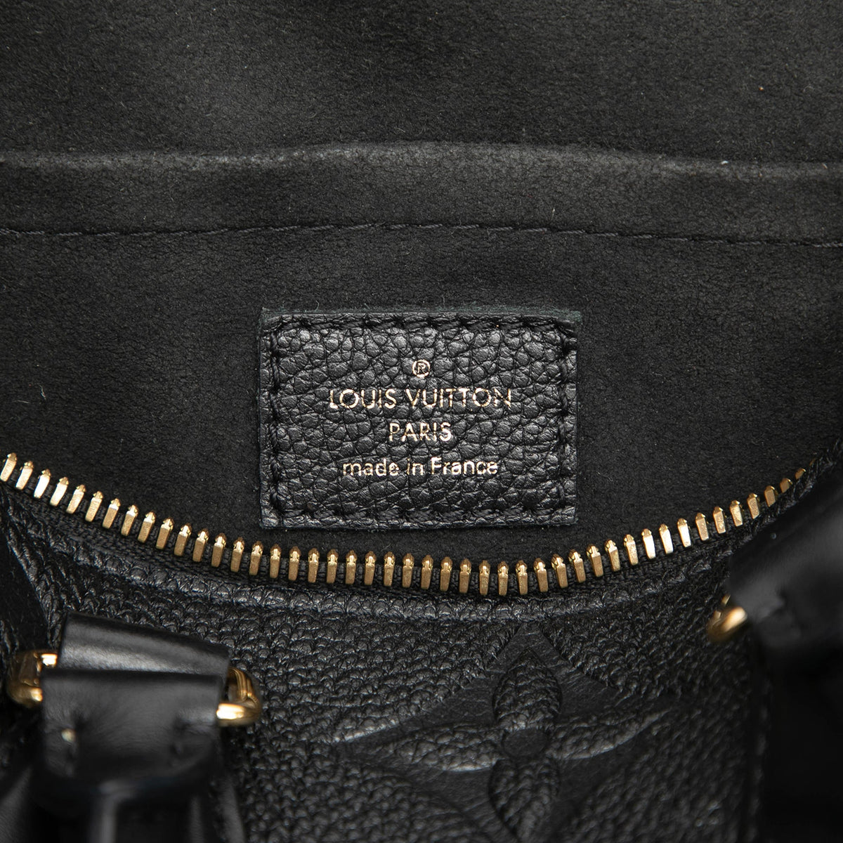 Louis Vuitton Monogram Giant Empreinte Speedy Bandouliere 20 — Black