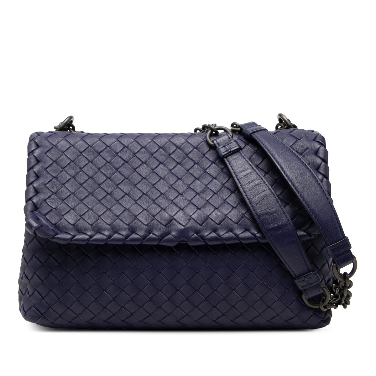 Bottega Veneta Small Nappa Intrecciato Olimpia Crossbody