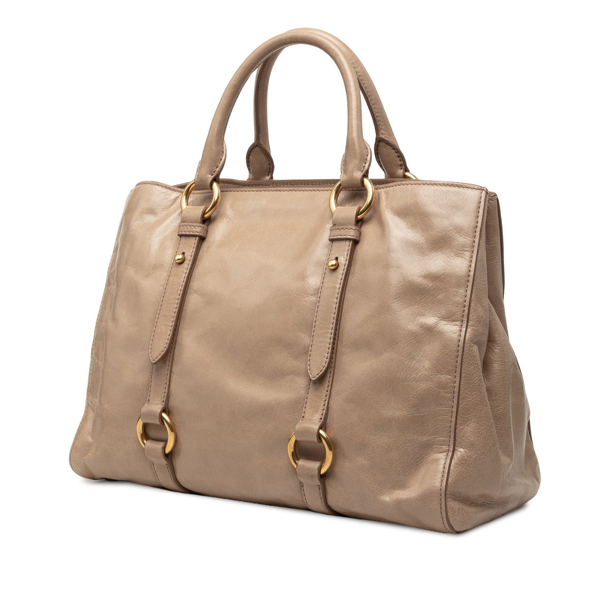 Miu Miu Vitello Shine Satchel