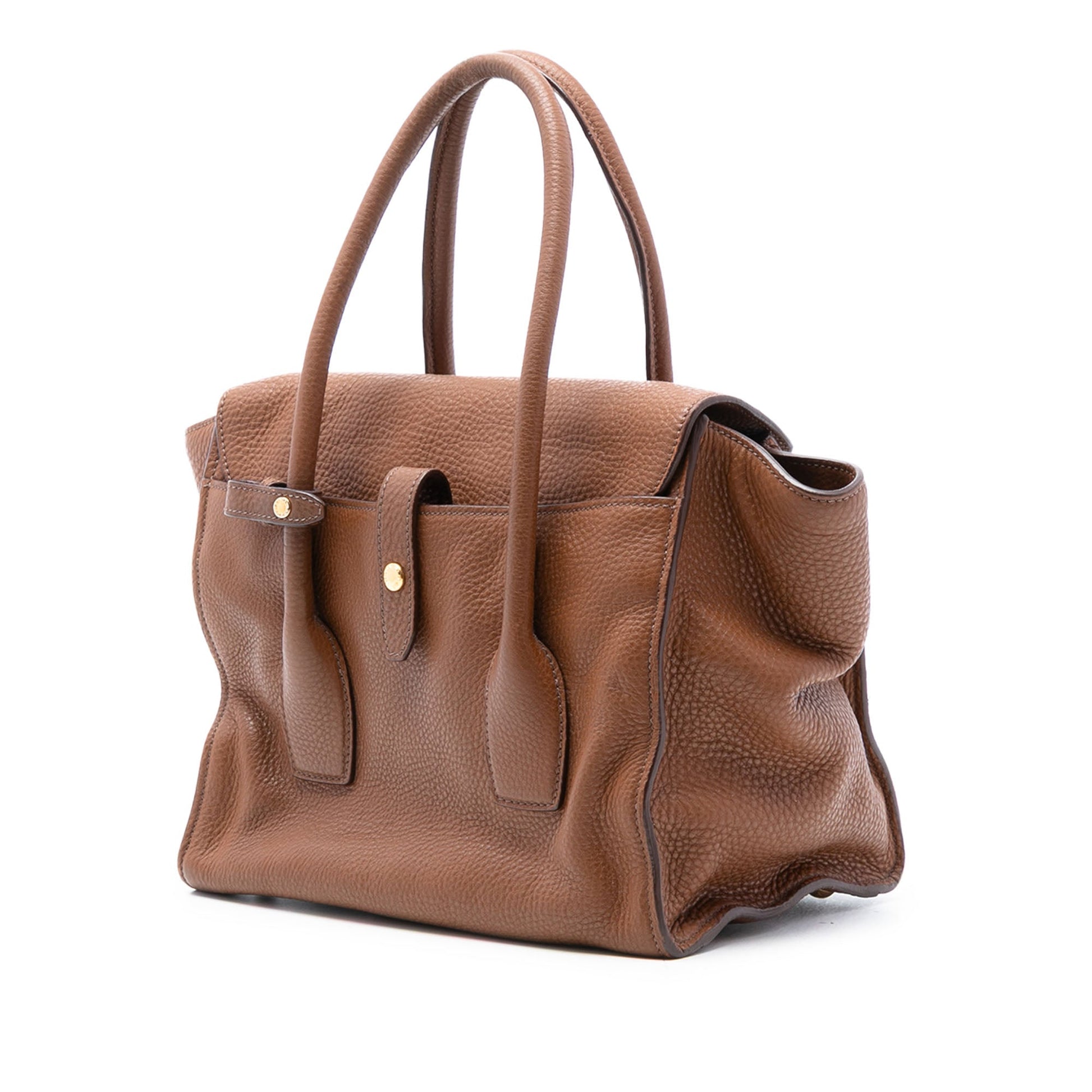 Prada Vitello Daino Sound Lock Satchel