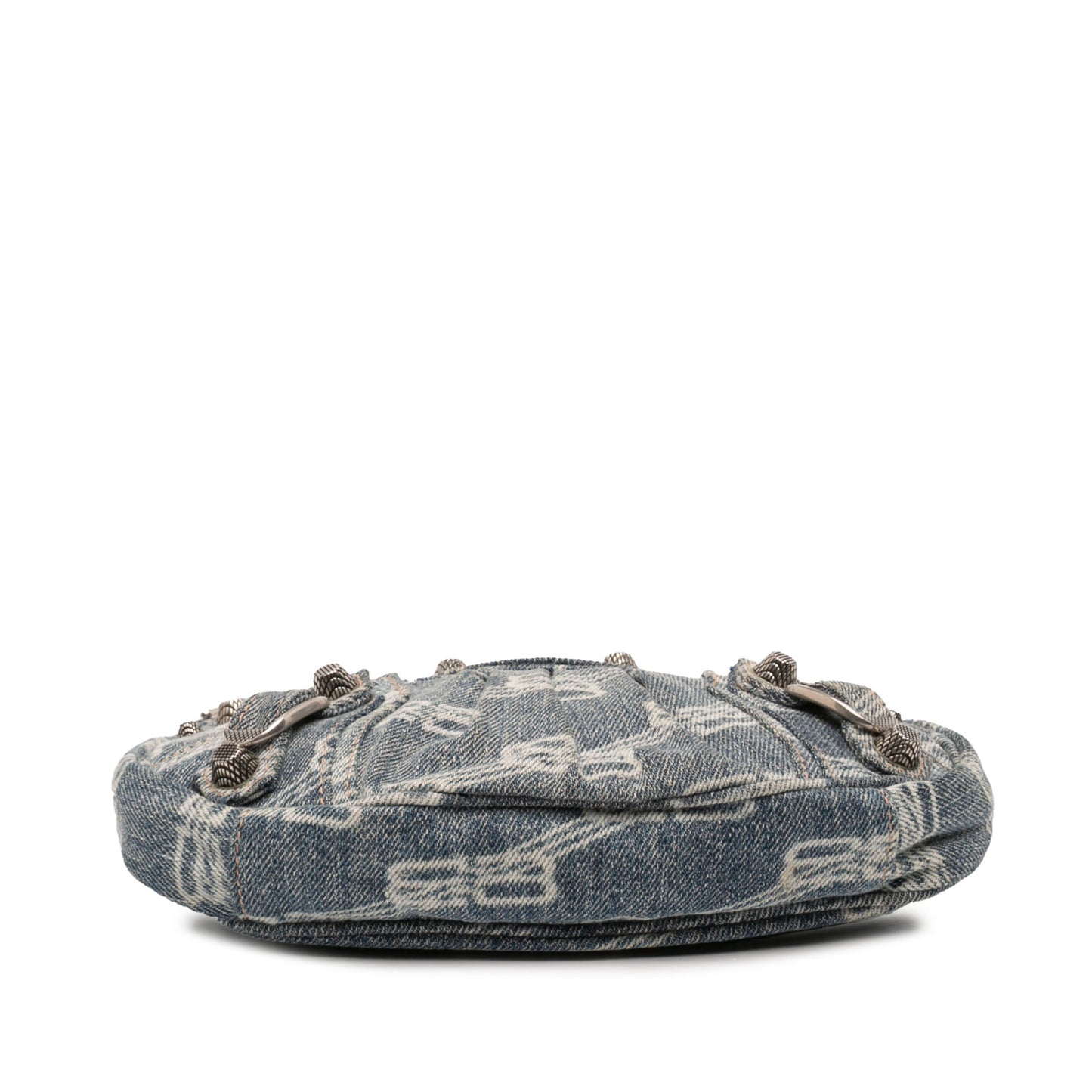 Balenciaga Mini BB Monogram Denim Le Cagole