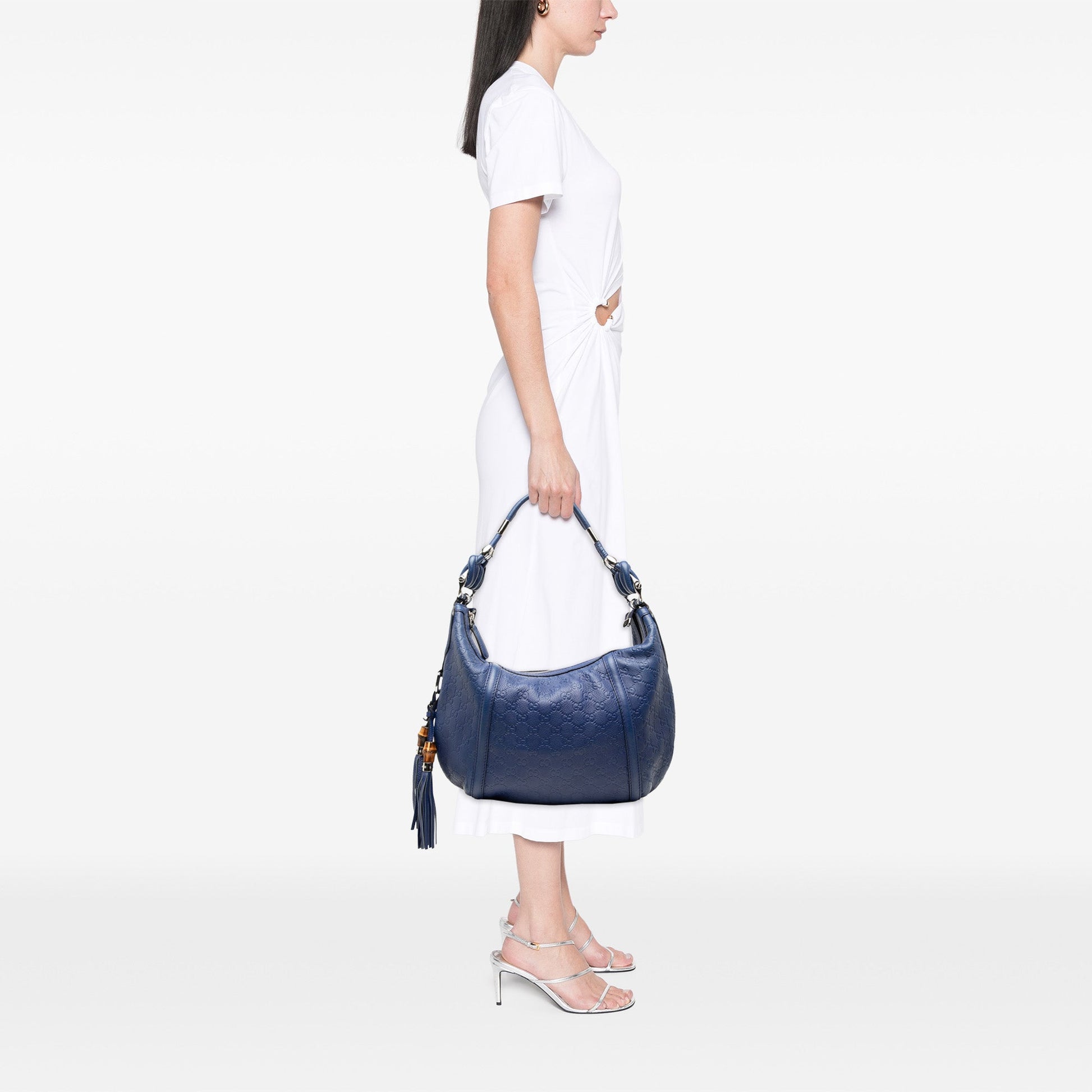 Medium Guccissima Techno Horsebit Hobo