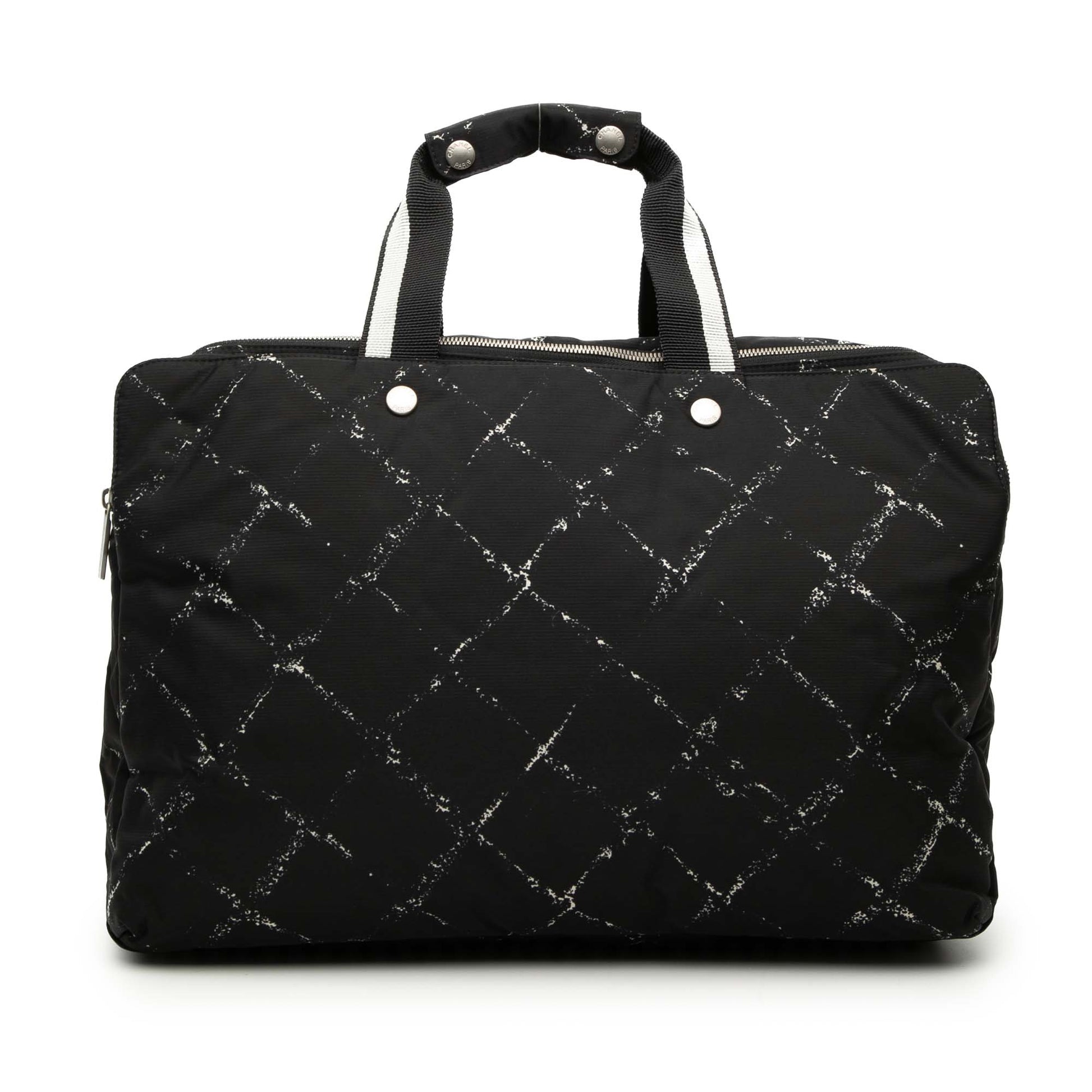 Chanel Old Travel Line Nylon Travel Bag