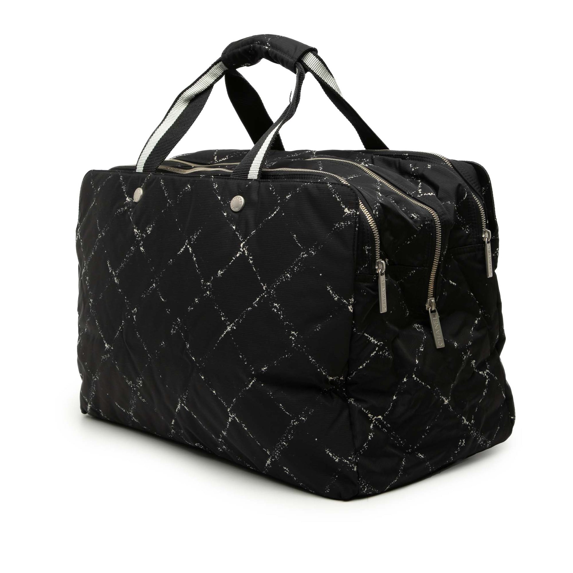 Chanel Old Travel Line Nylon Travel Bag