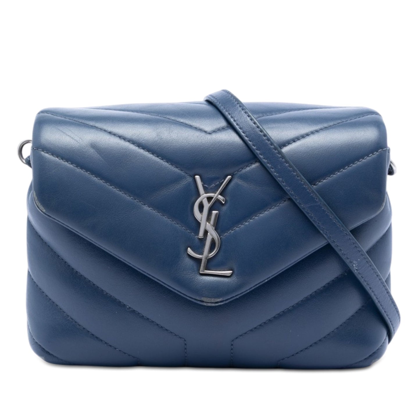 Saint Laurent Toy Matelasse Calfskin Monogram LouLou Crossbody