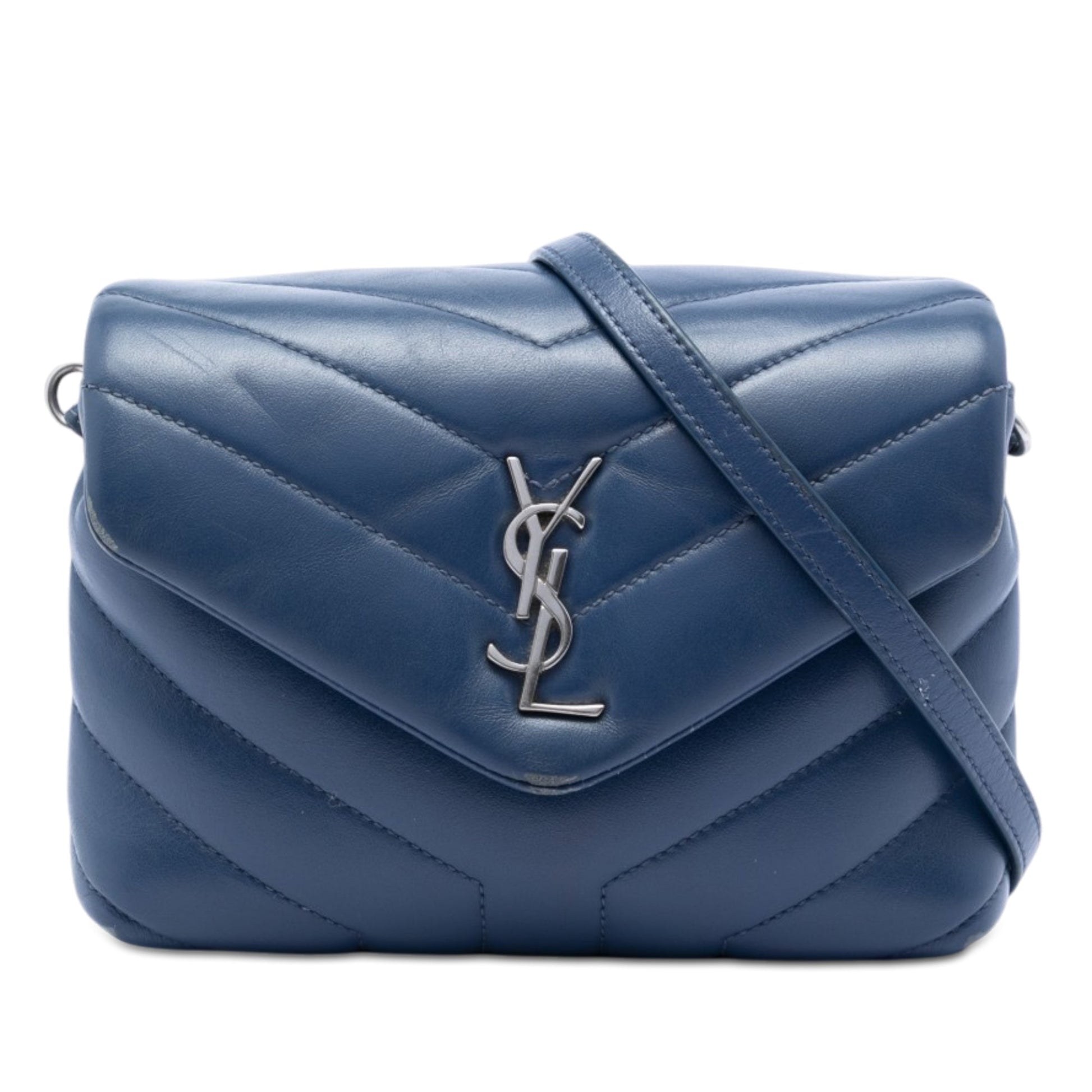 Saint Laurent Toy Matelasse Calfskin Monogram LouLou Crossbody