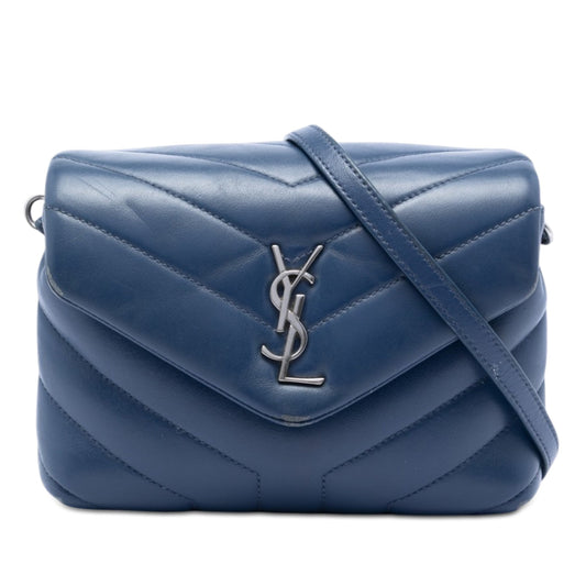 Saint Laurent Toy Matelasse Calfskin Monogram LouLou Crossbody