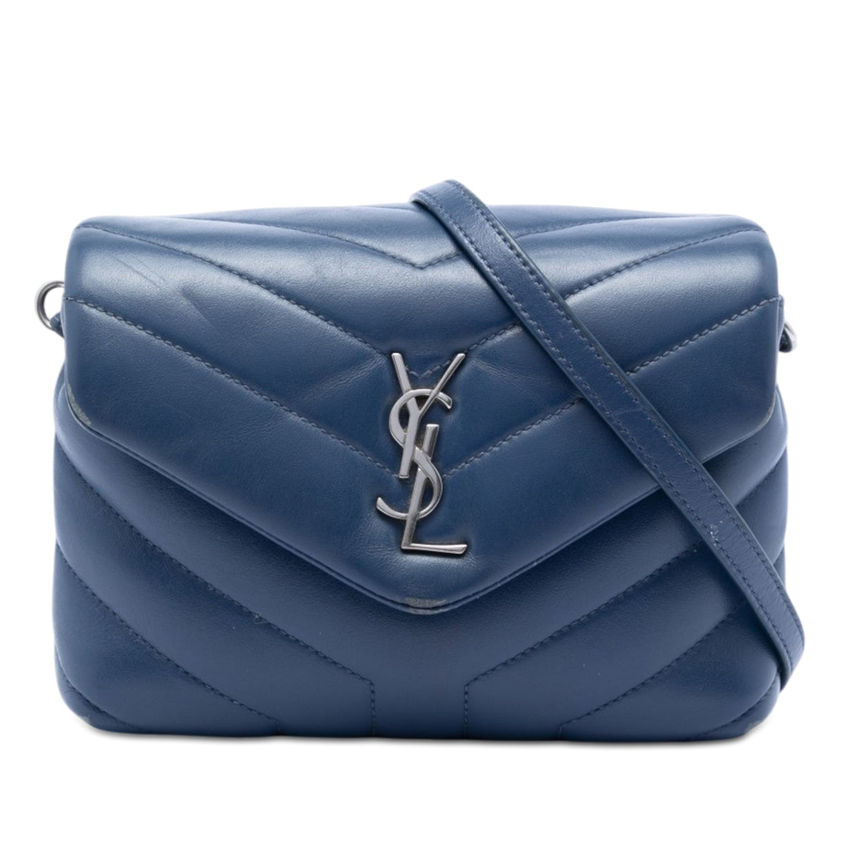 Saint Laurent Toy Matelasse Calfskin Monogram LouLou Crossbody