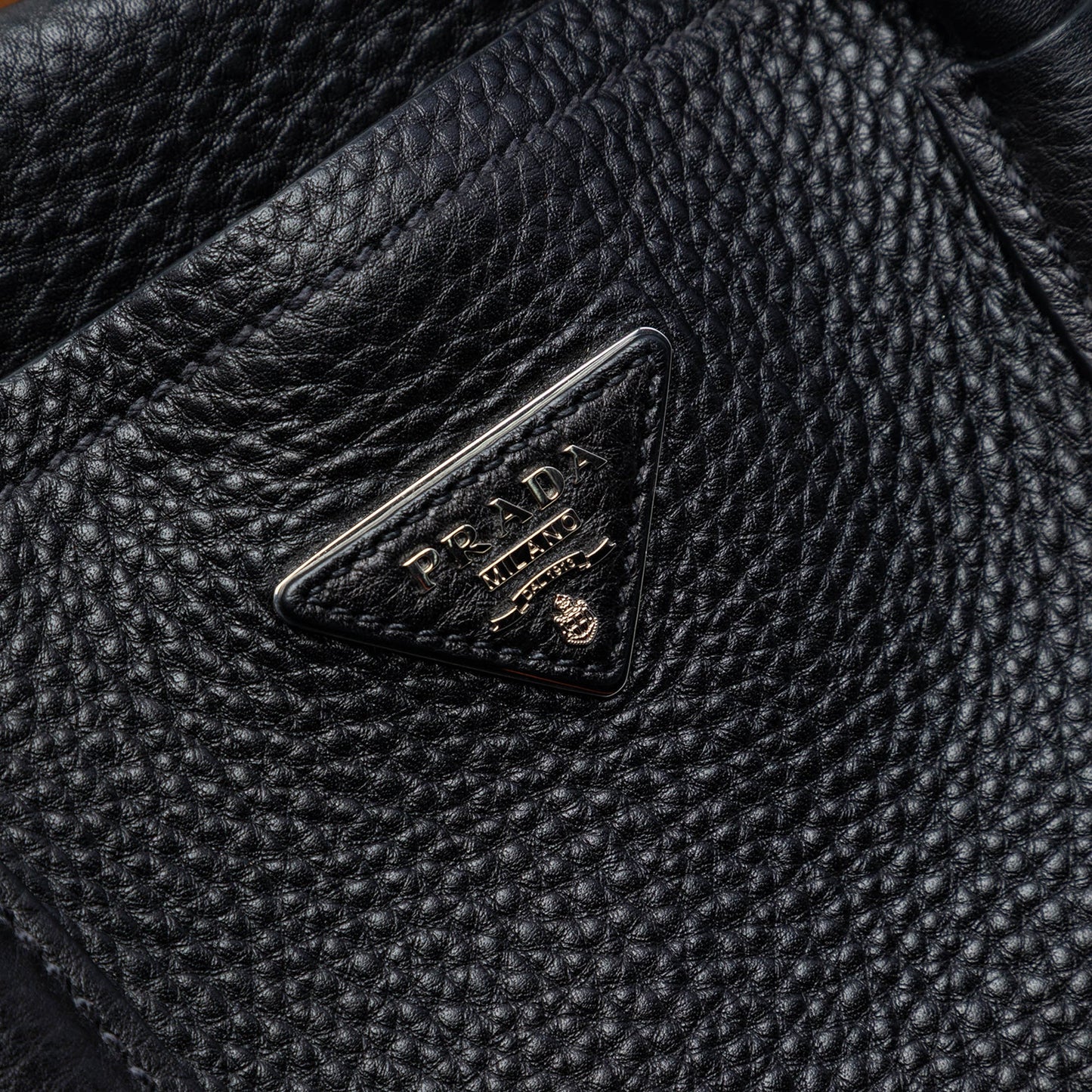 Prada Medium Vitello Daino Cuir Double Handle Satchel