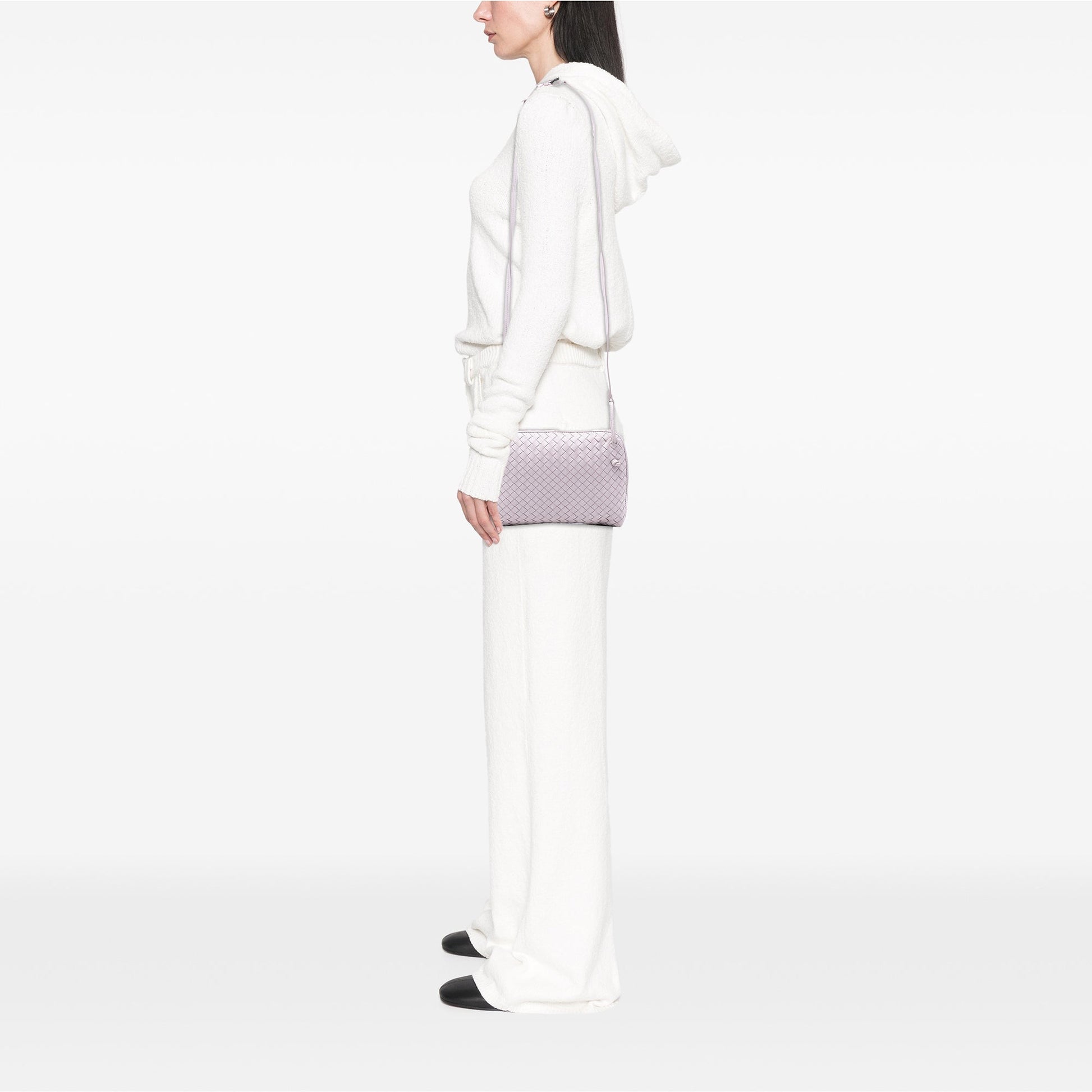 Bottega Veneta Nappa Intrecciato Nodini Crossbody