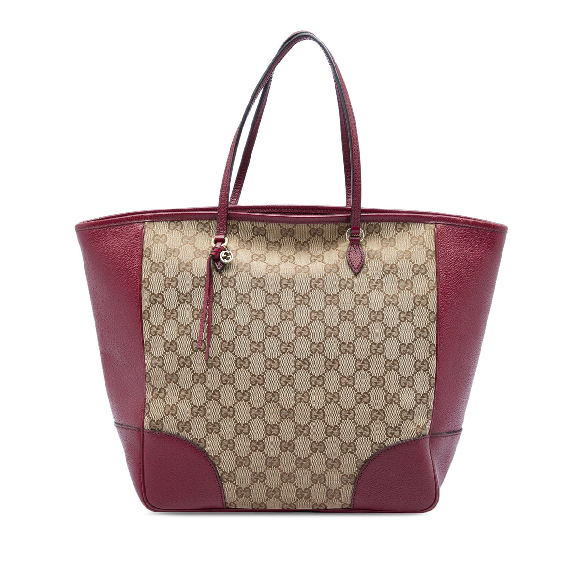 Gucci GG Canvas and Calfskin Bree Tote