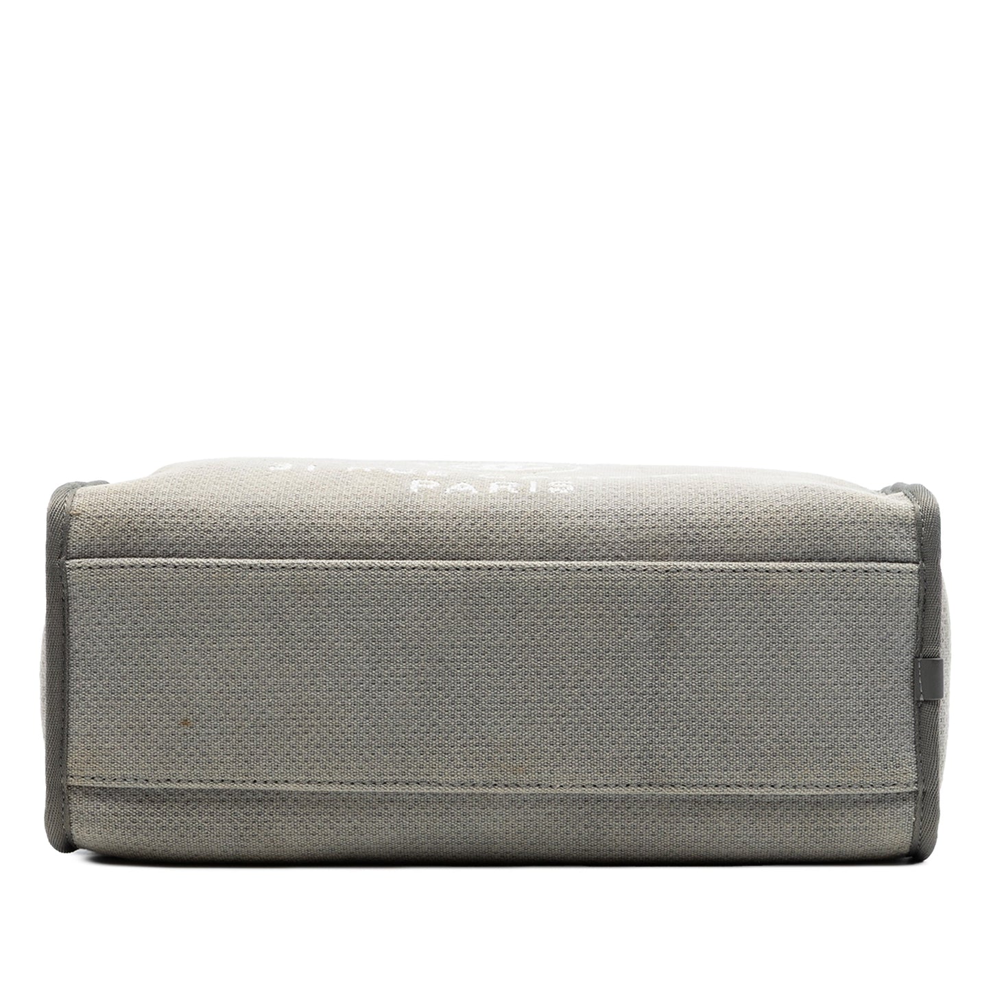 Chanel Large Canvas Deauville Bowling Bag
