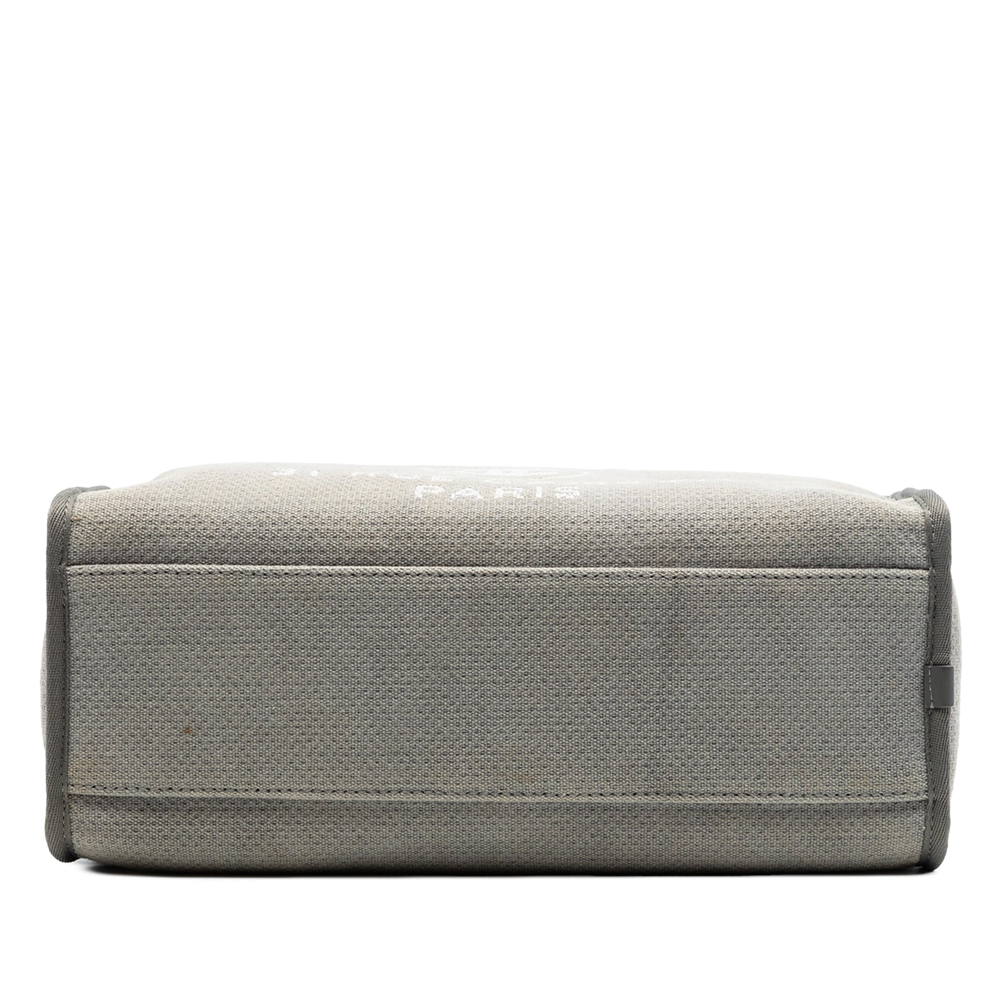 Chanel Large Canvas Deauville Bowling Bag