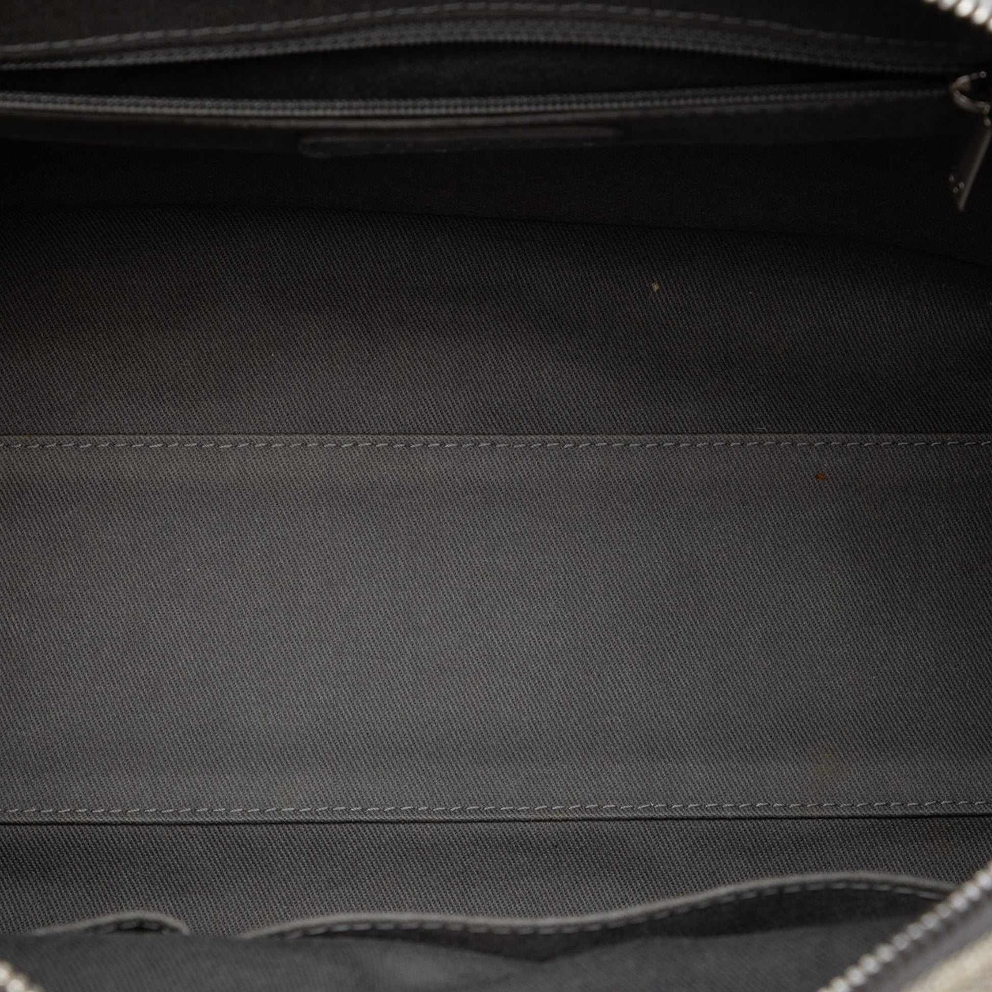 Chanel Large Canvas Deauville Bowling Bag