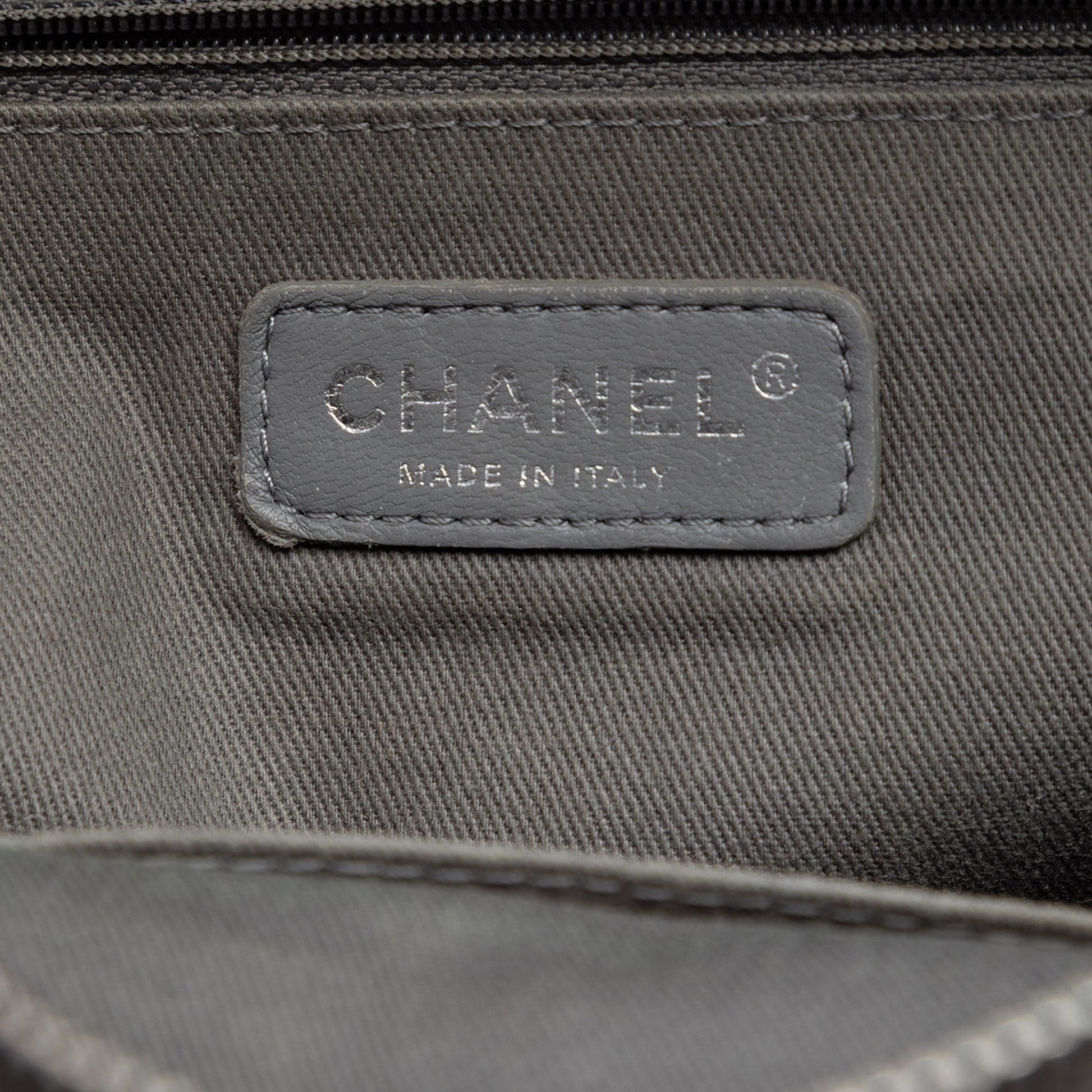 Chanel Large Canvas Deauville Bowling Bag
