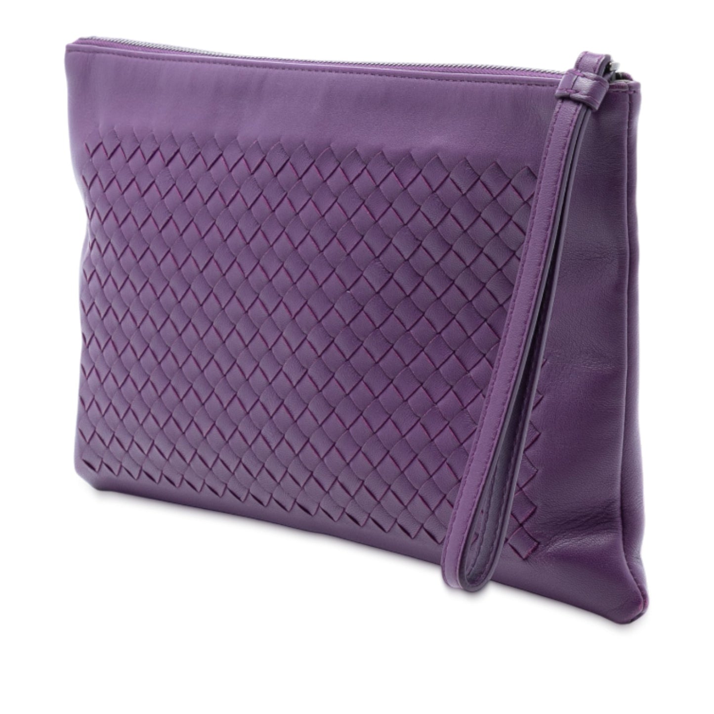 Bottega Veneta Nappa Intrecciato Wristlet Clutch