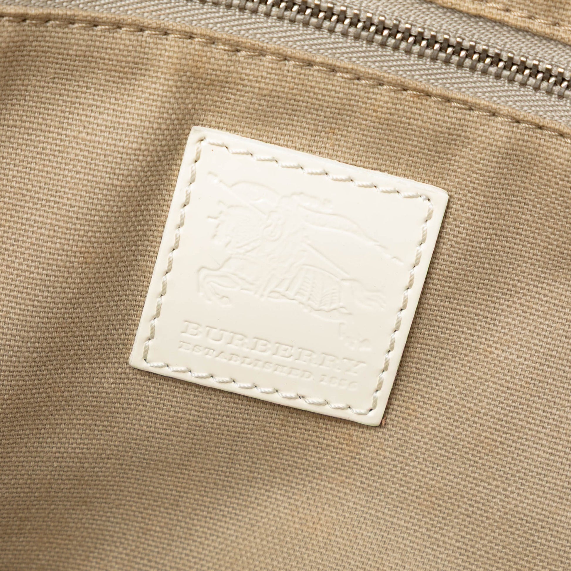Burberry House Check Coated Canvas Hearts Gracie Tote