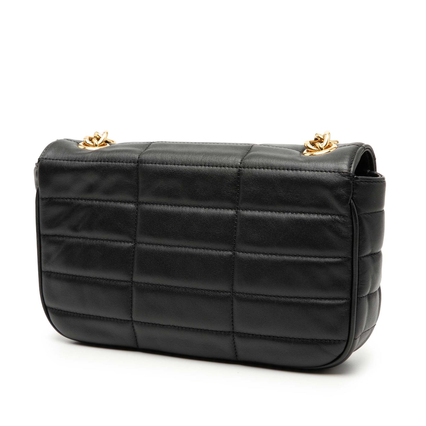 Celine Matelasse Goatskin Monochrome Chain Shoulder Bag