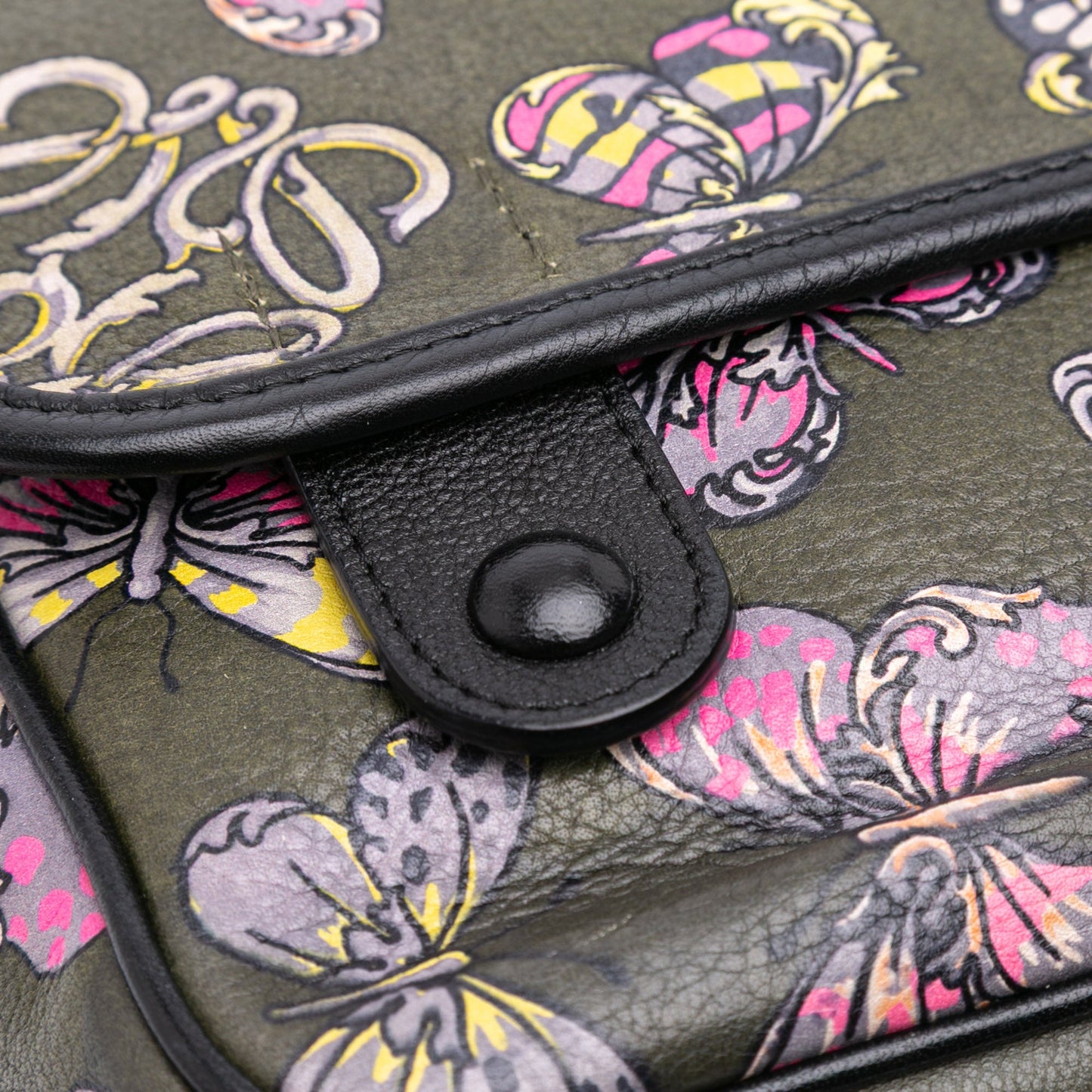 LOEWE Tales of Spain Butterfly Printed Leather Anagram Crossbody