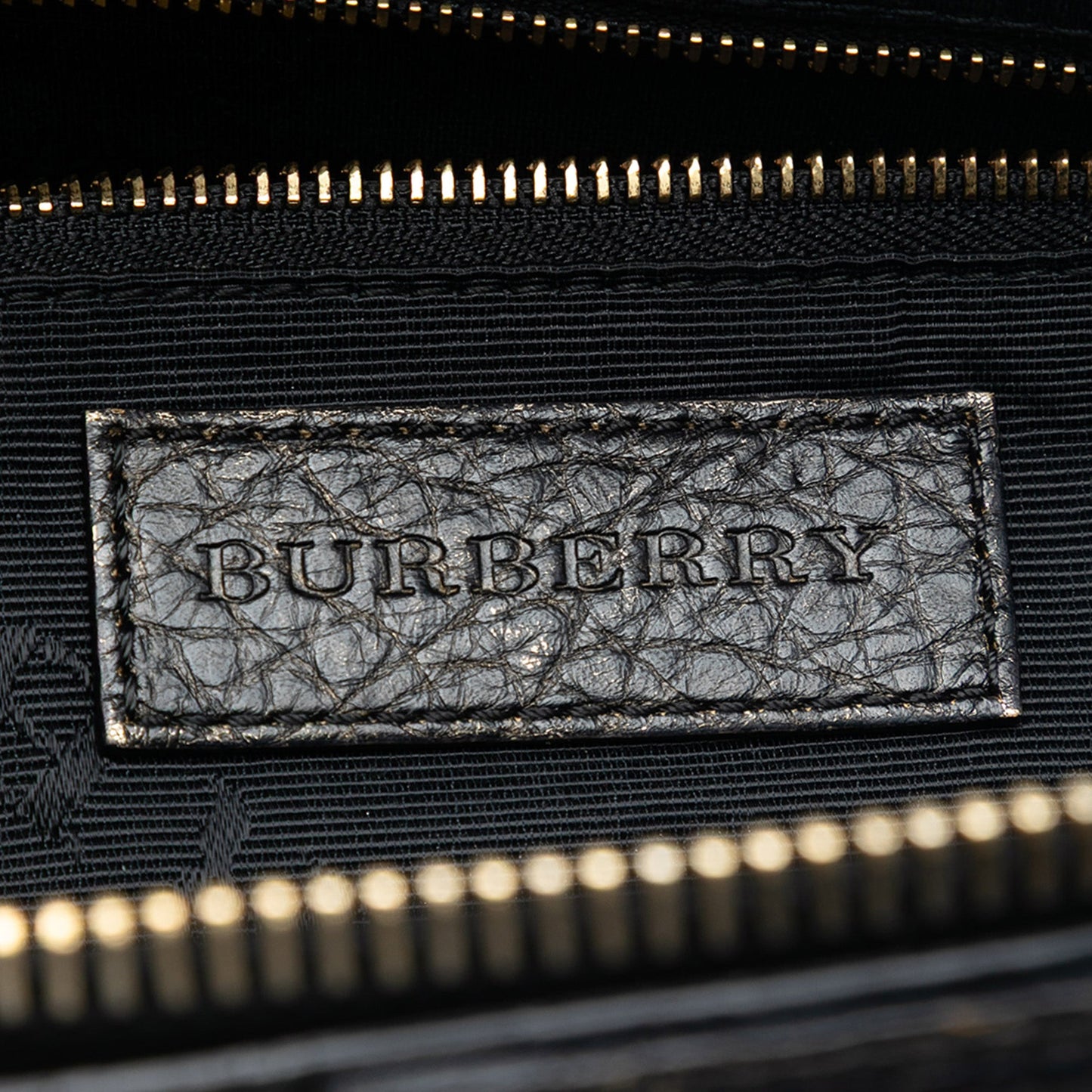 Burberry Small Ombre Metallic Grained Calfskin Orchard Bowling Bag