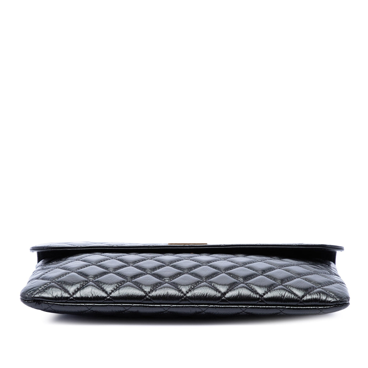 Chanel CC Quilted Patent Flap Clutch