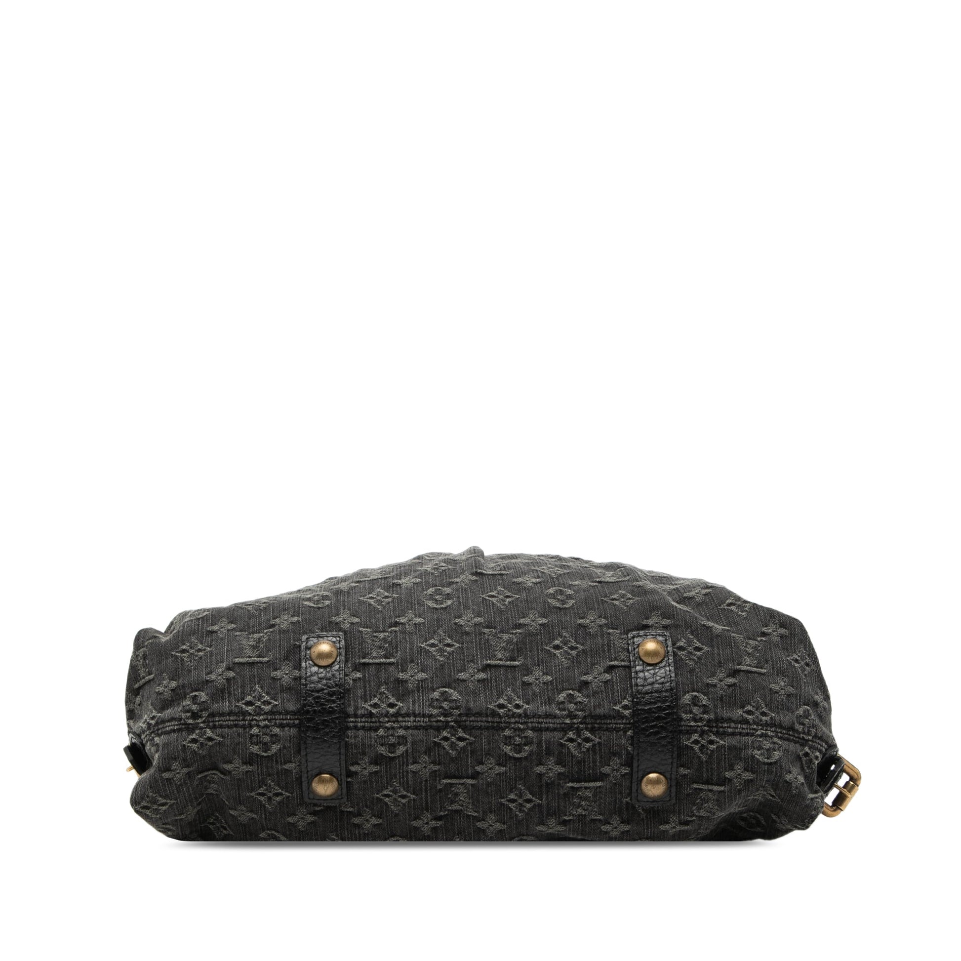 Monogram Denim Neo Cabby GM