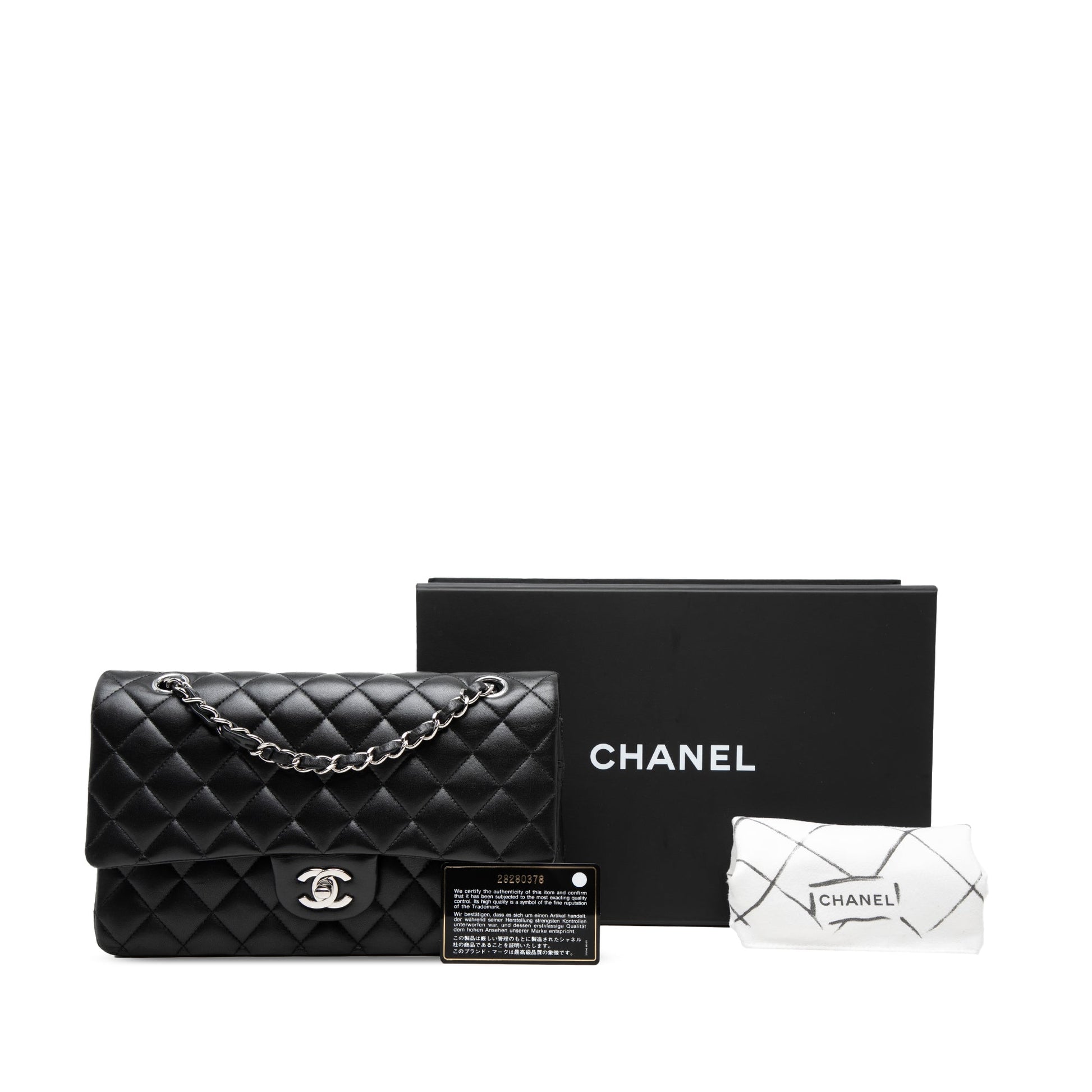Chanel Medium Classic Lambskin Double Flap