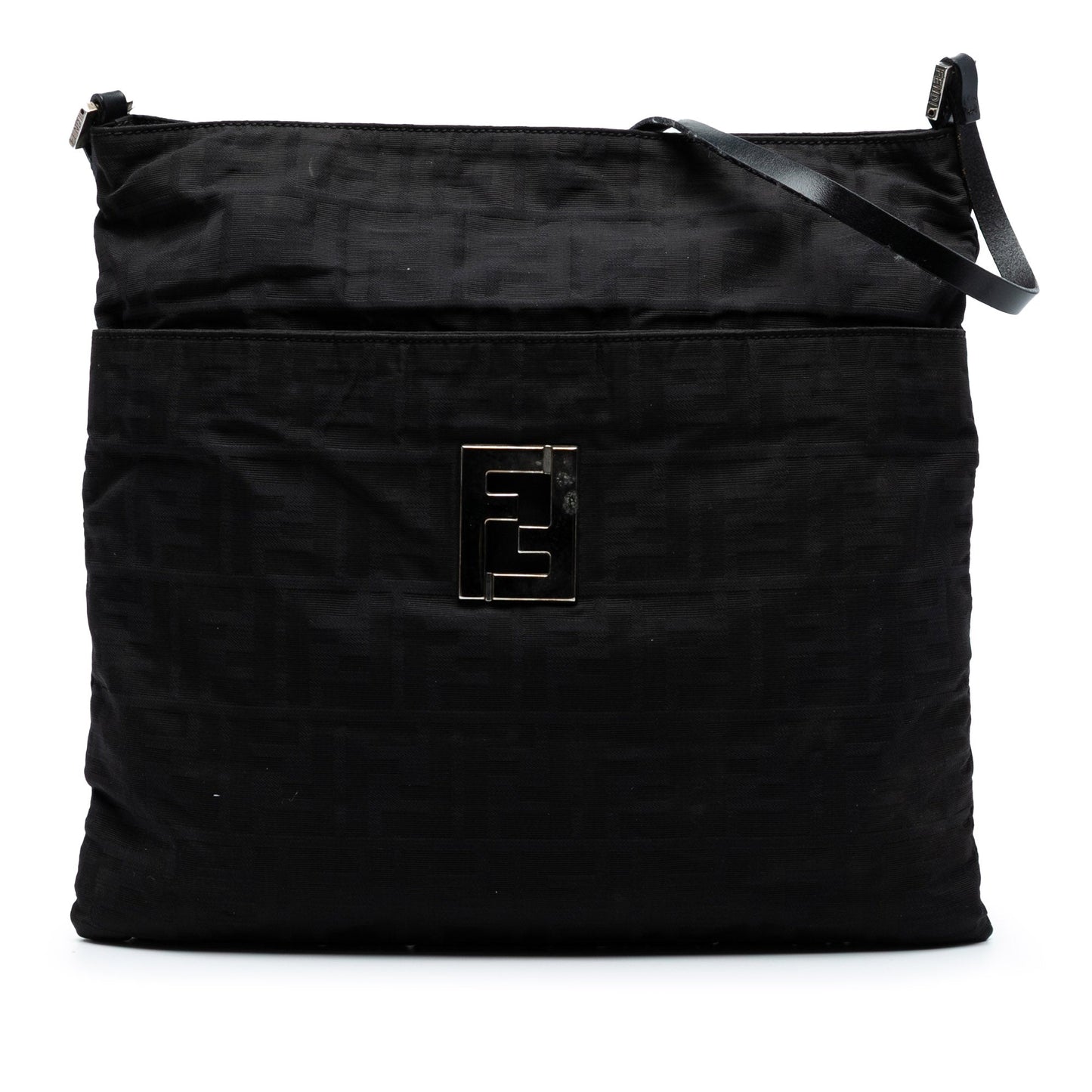 Fendi Zucca Canvas Shoulder Bag