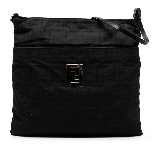 Fendi Zucca Canvas Shoulder Bag