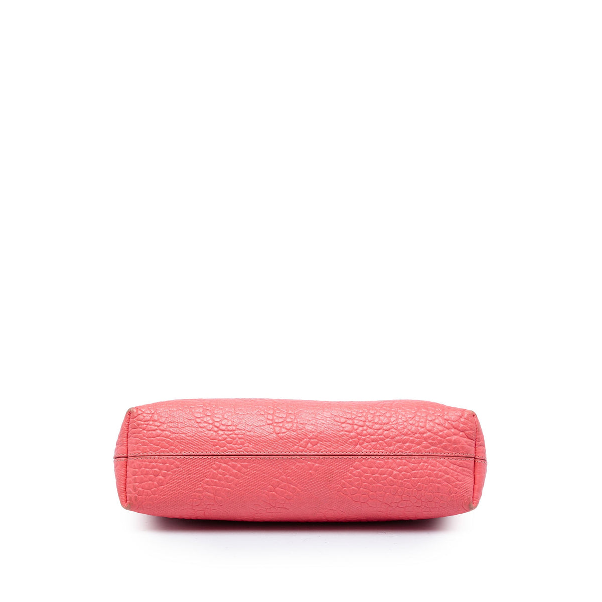 Burberry Small Grain Check Embossed Leather Chichester Crossbody — Pink