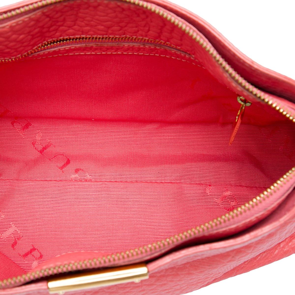 Burberry Small Grain Check Embossed Leather Chichester Crossbody — Pink