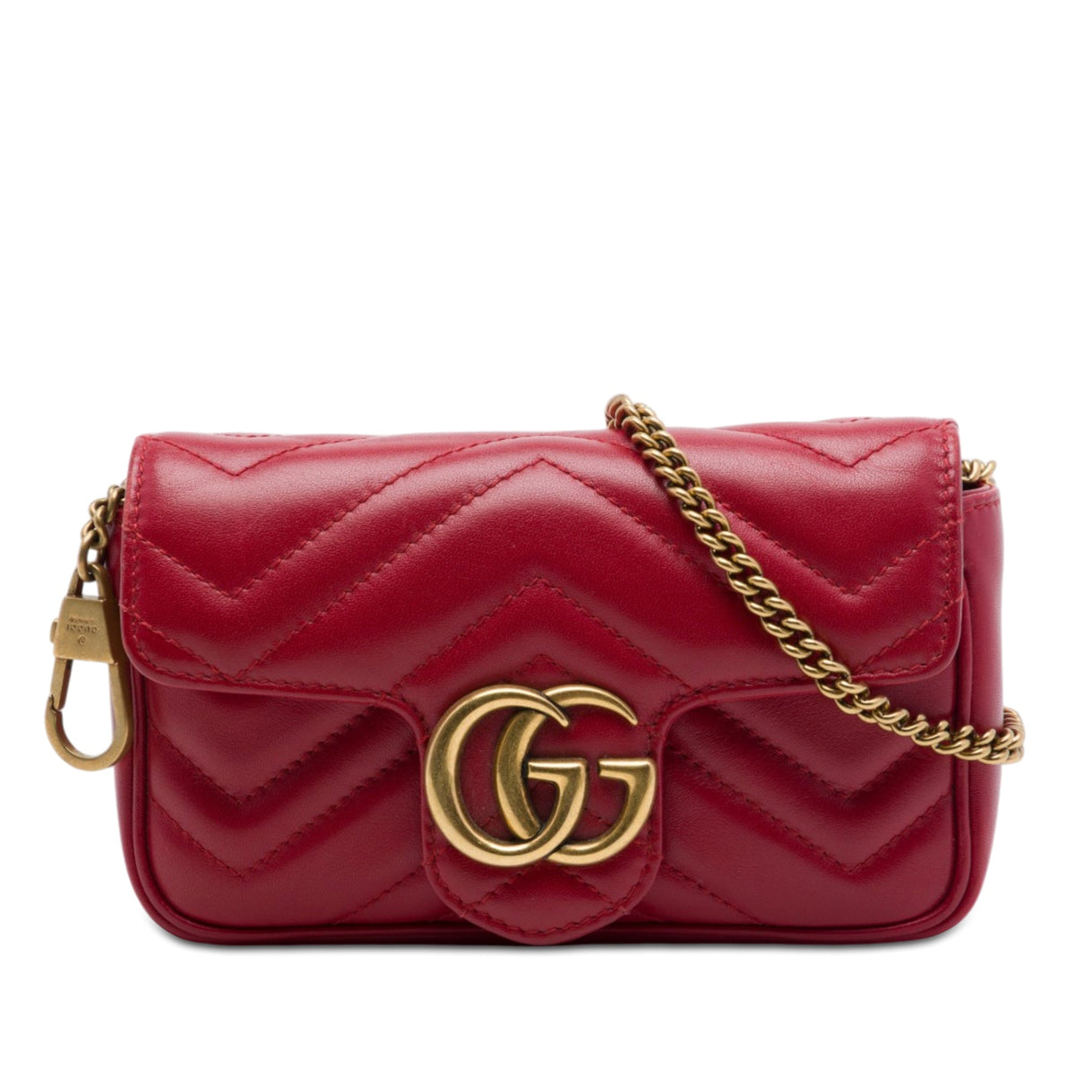 Gucci Mini GG Marmont Matelasse Leather Flap Crossbody