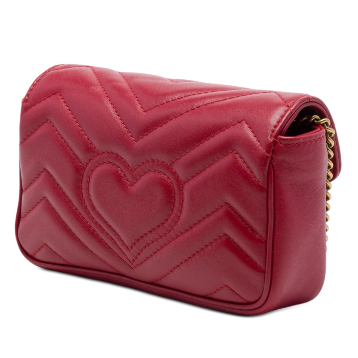 Gucci Mini GG Marmont Matelasse Leather Flap Crossbody