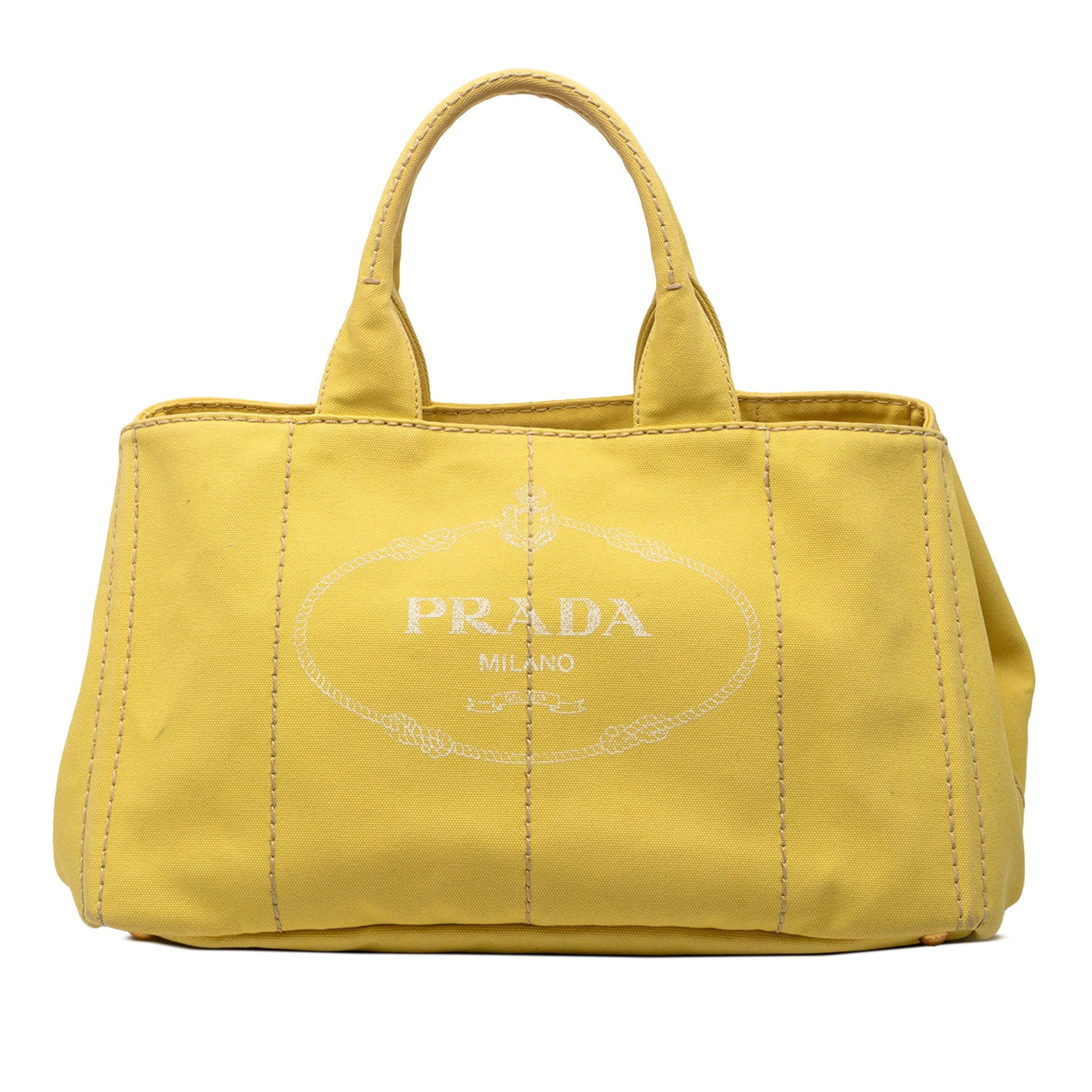 Prada Large Canvas Canapa Logo Tote