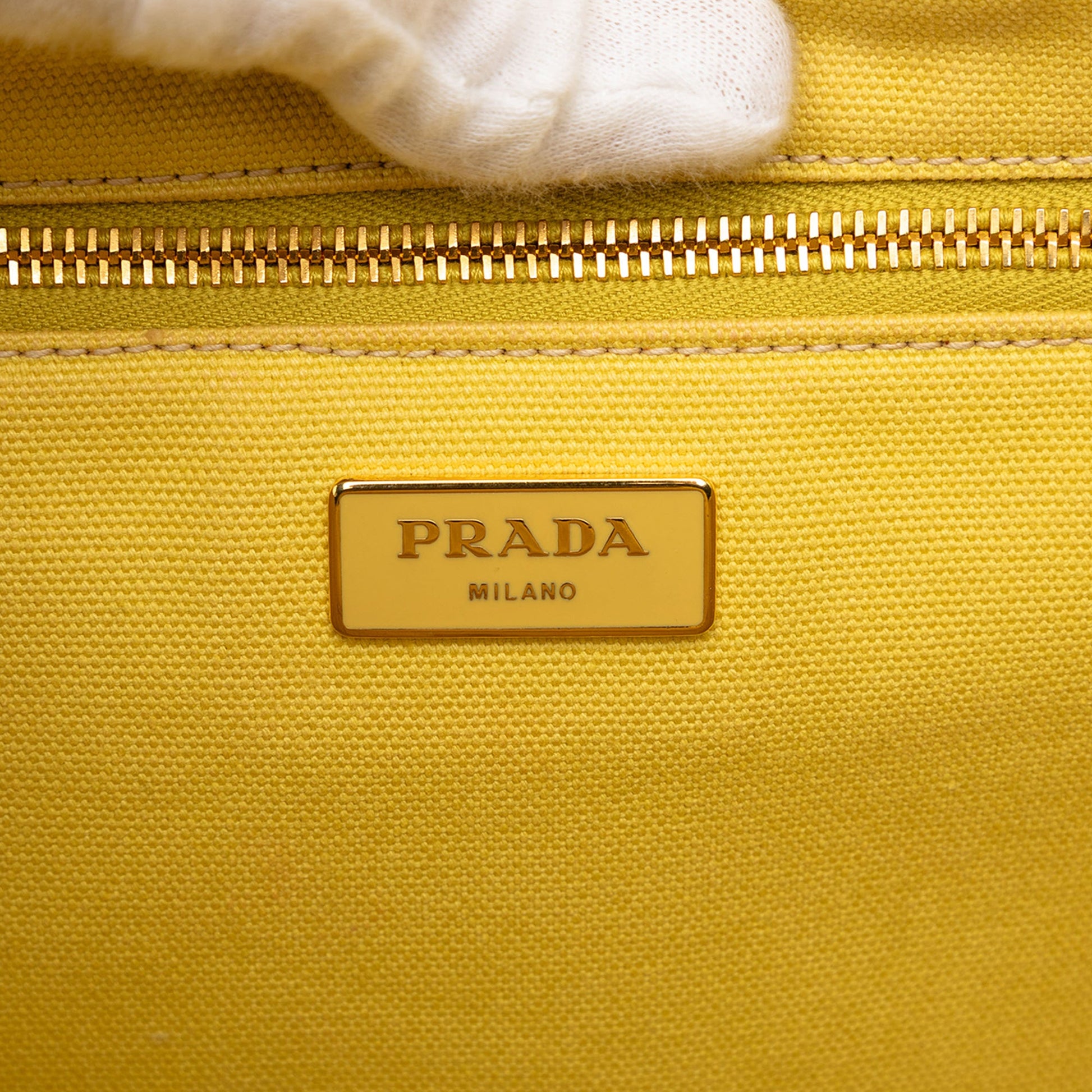 Prada Large Canvas Canapa Logo Tote